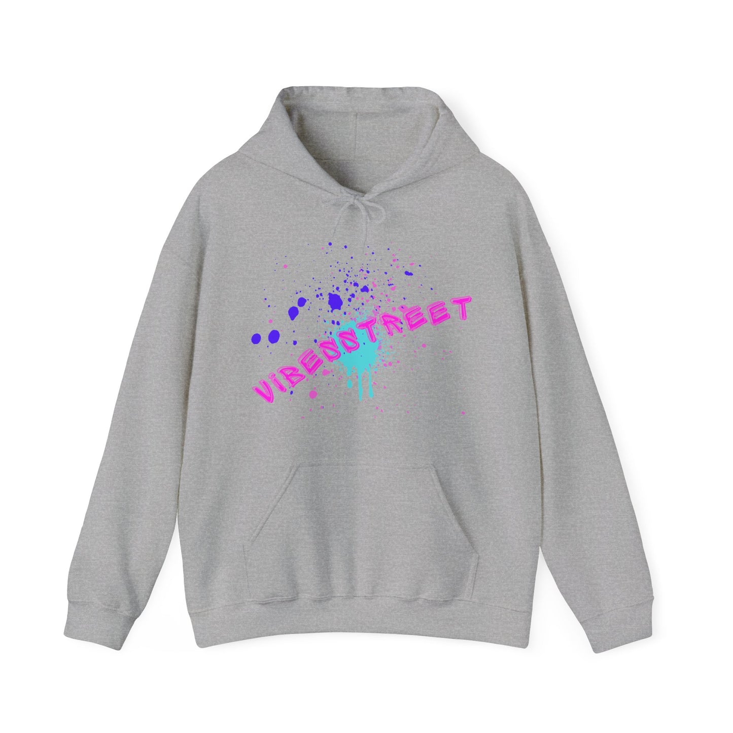 Sweat à capuche unisexe VibesStreet Spray Rose-VibesStreet