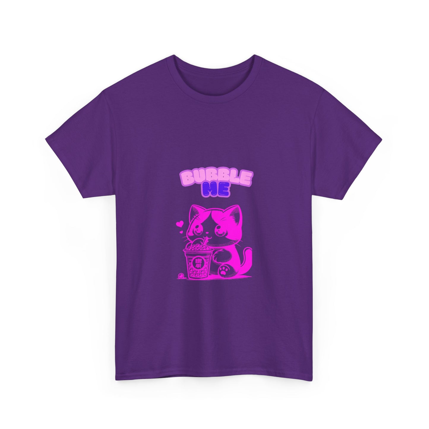 Koszulka z nadrukiem Bubble Cat-OverFash