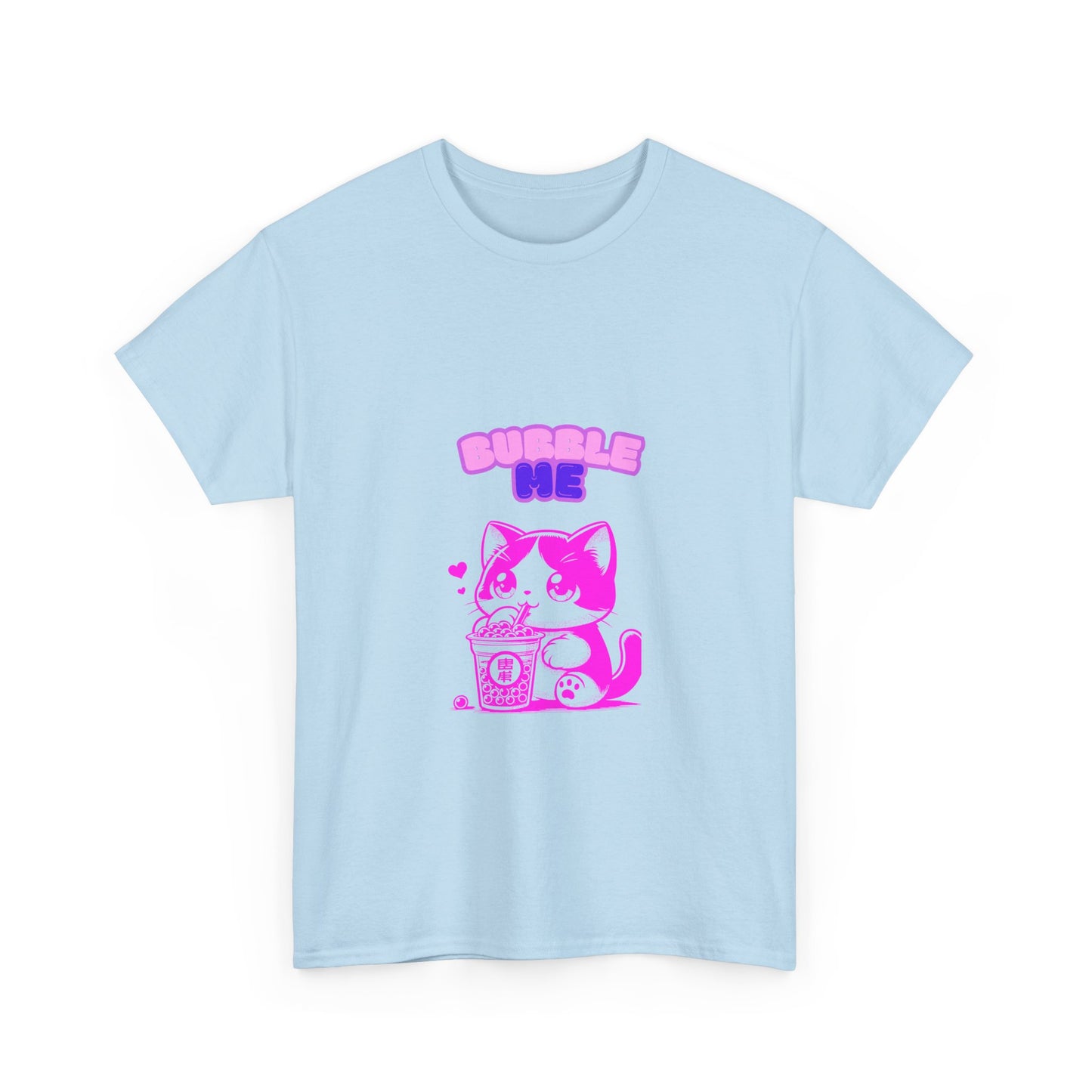 Koszulka z nadrukiem Bubble Cat-OverFash