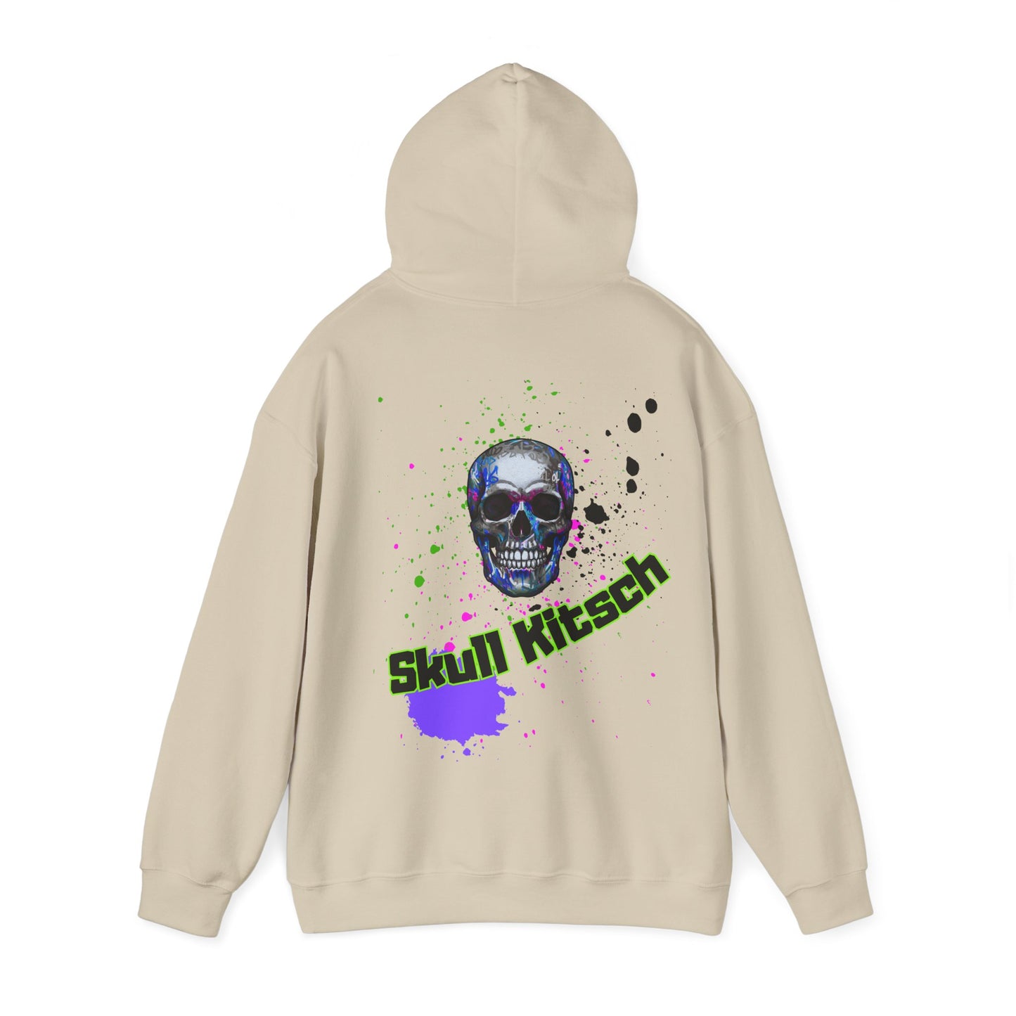 Sweat à capuche unisexe Skull Kitsch Dark-VibesStreet
