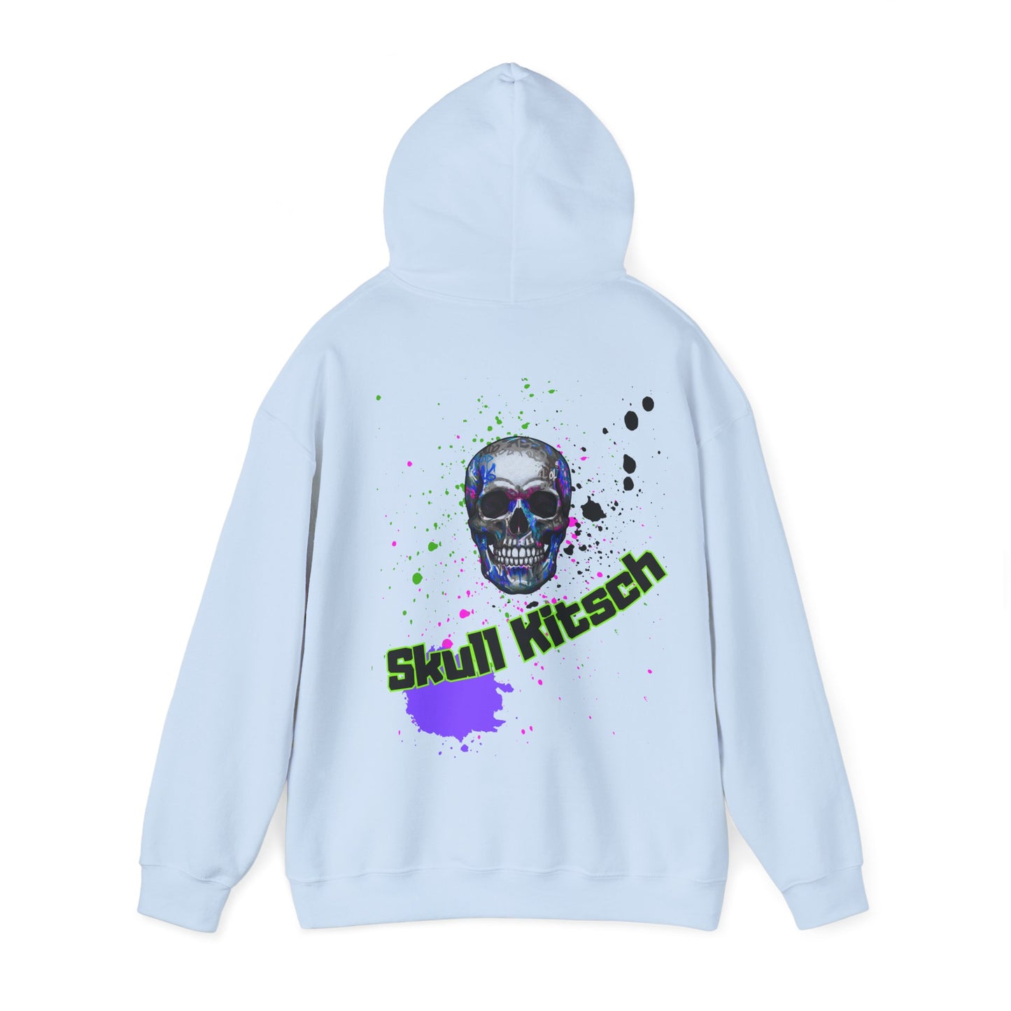 Sweat à capuche unisexe Skull Kitsch Dark-VibesStreet