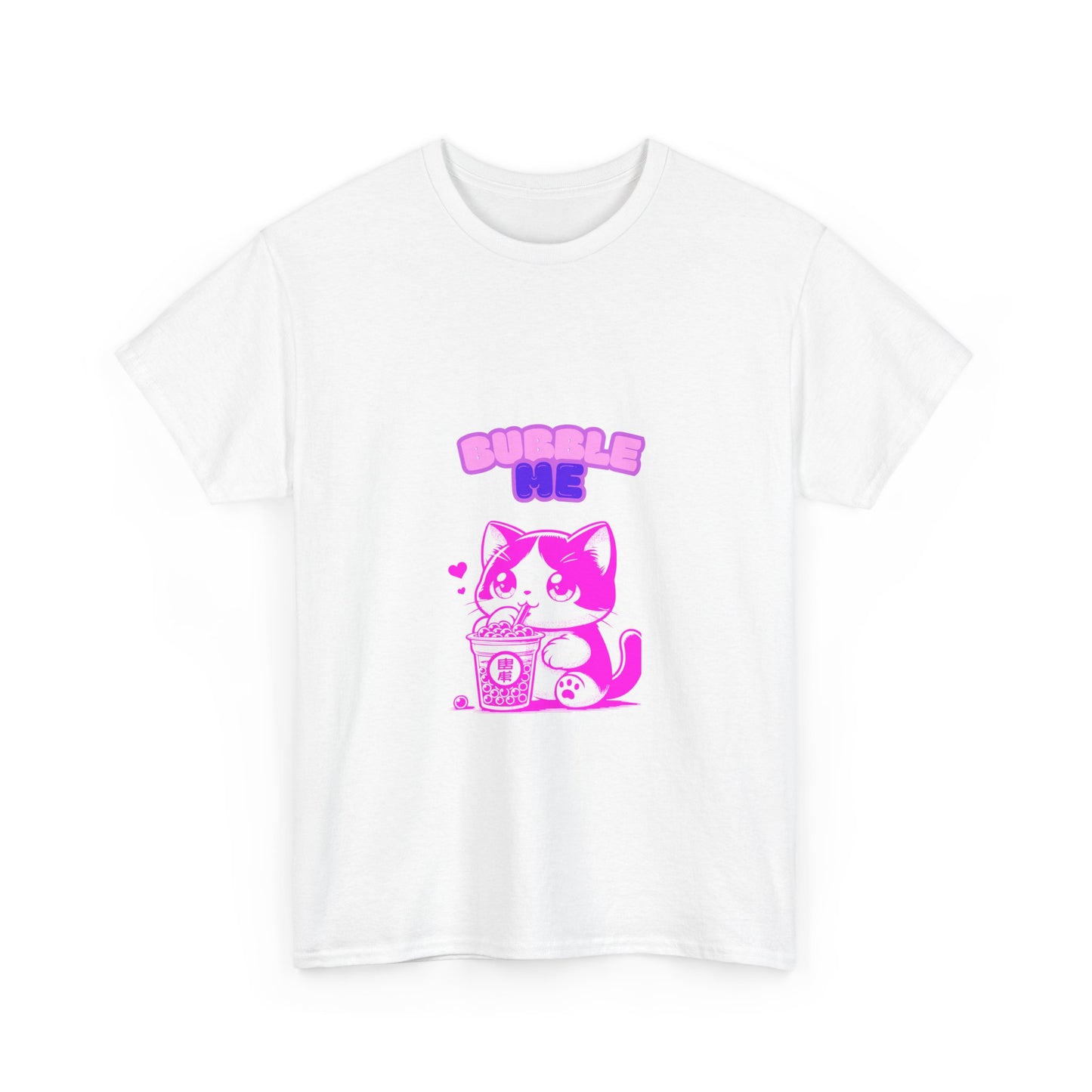 Koszulka z nadrukiem Bubble Cat-OverFash