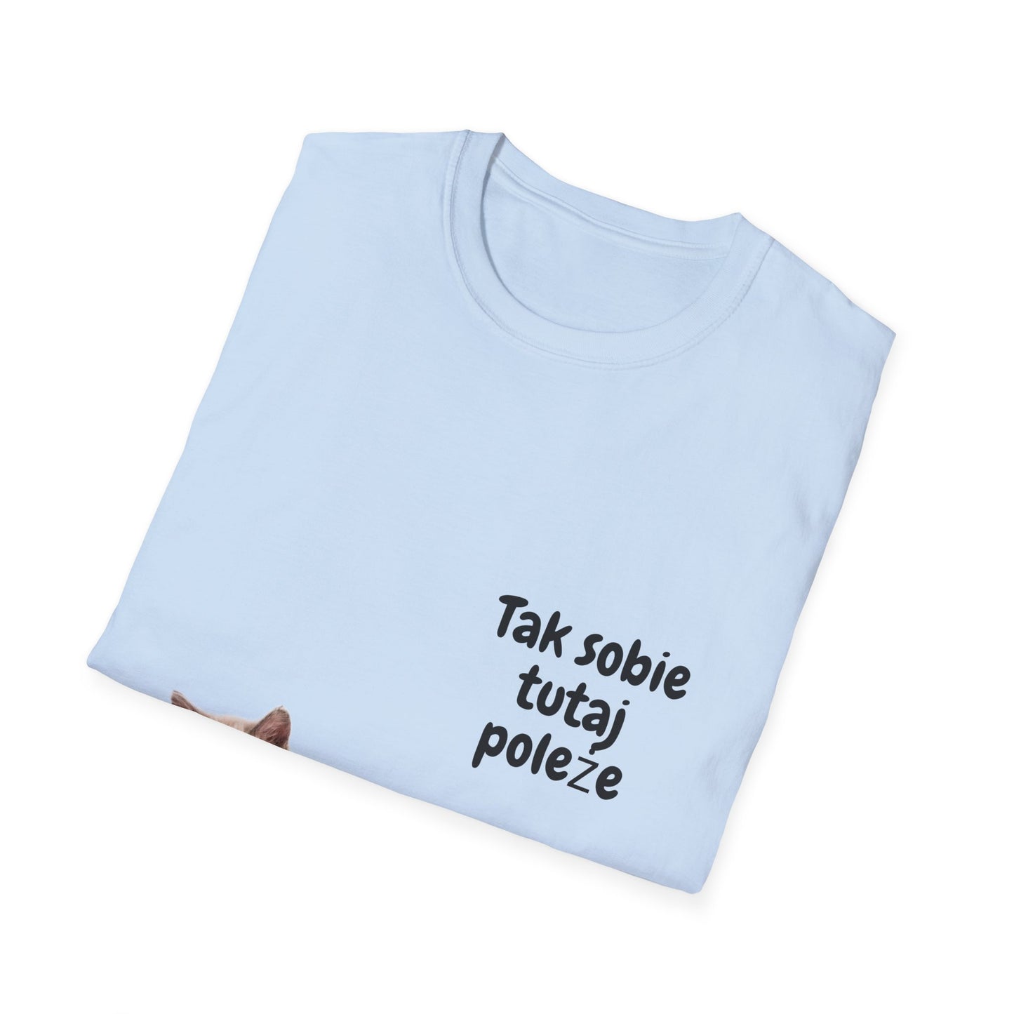 Koszulka Unisex Tak Sobie Tutaj Poleżę-OverFash