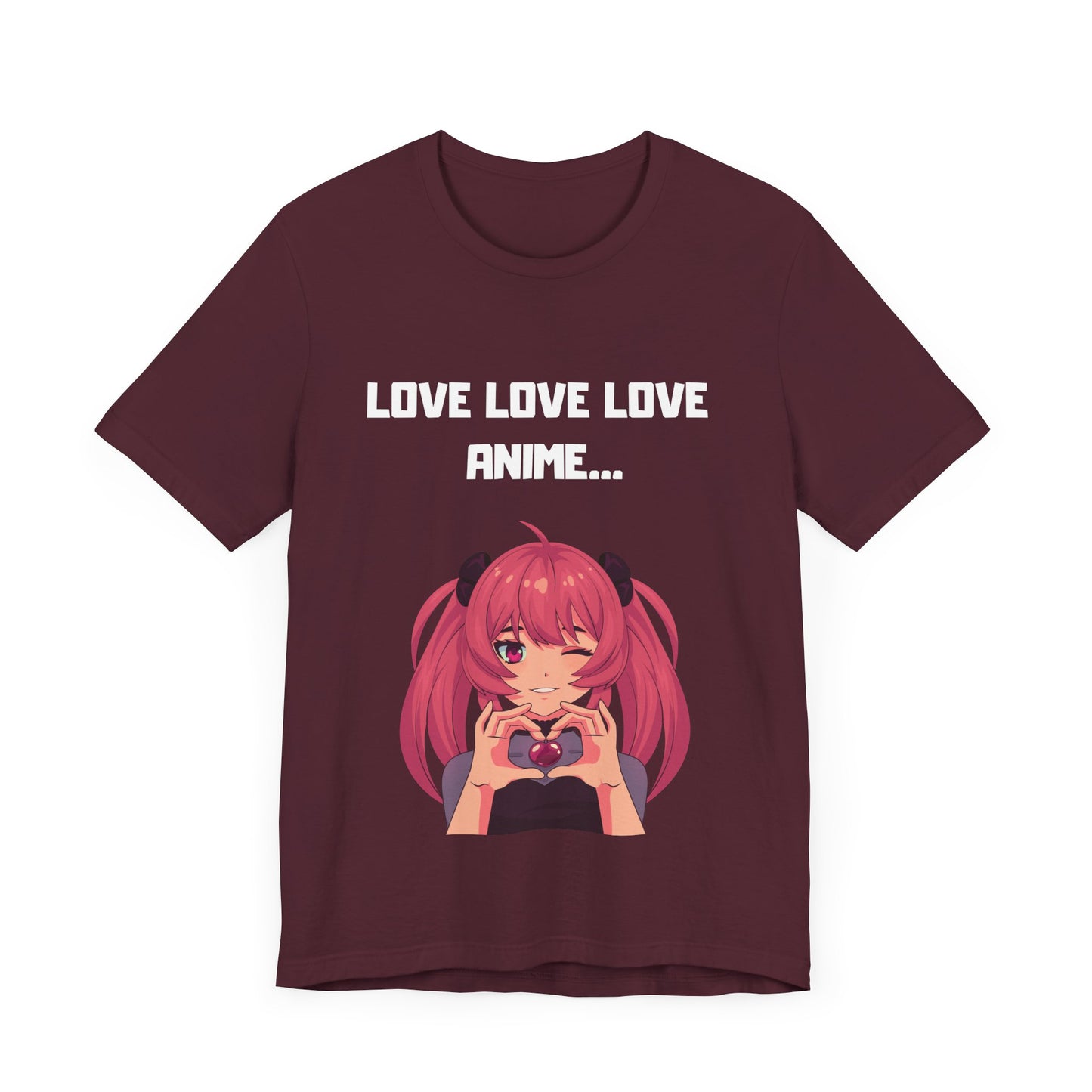 Unisex T-Shirt I Love Love Love Anime...- DragonStreet