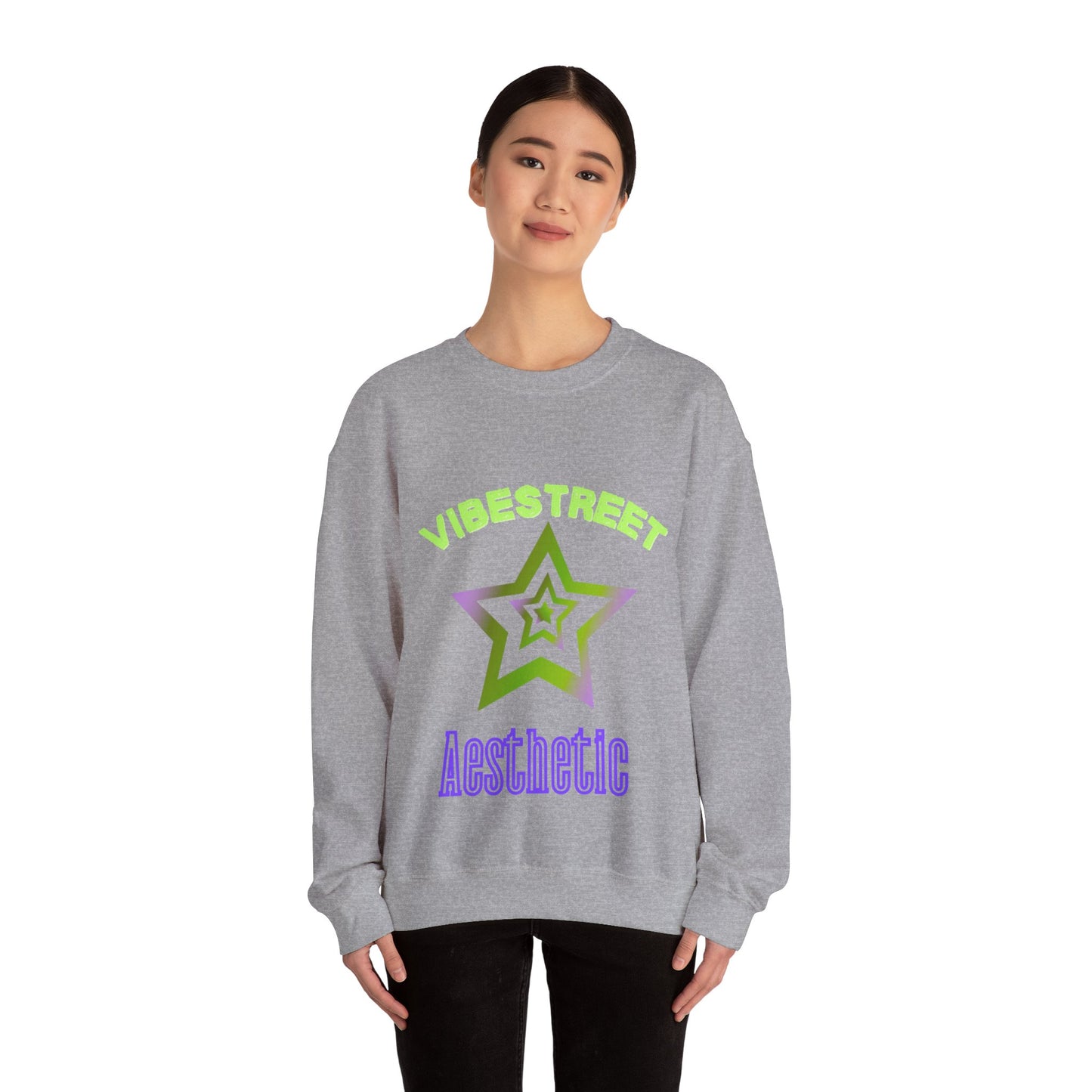 Sweat-shirt esthétique VibesStreet unisexe