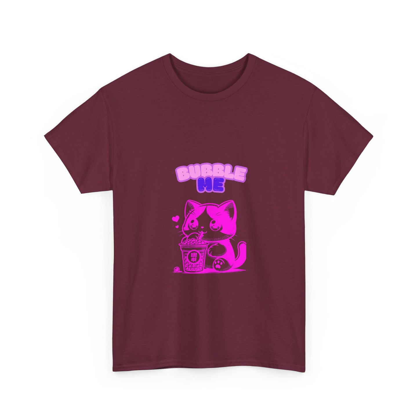 Koszulka z nadrukiem Bubble Cat-OverFash