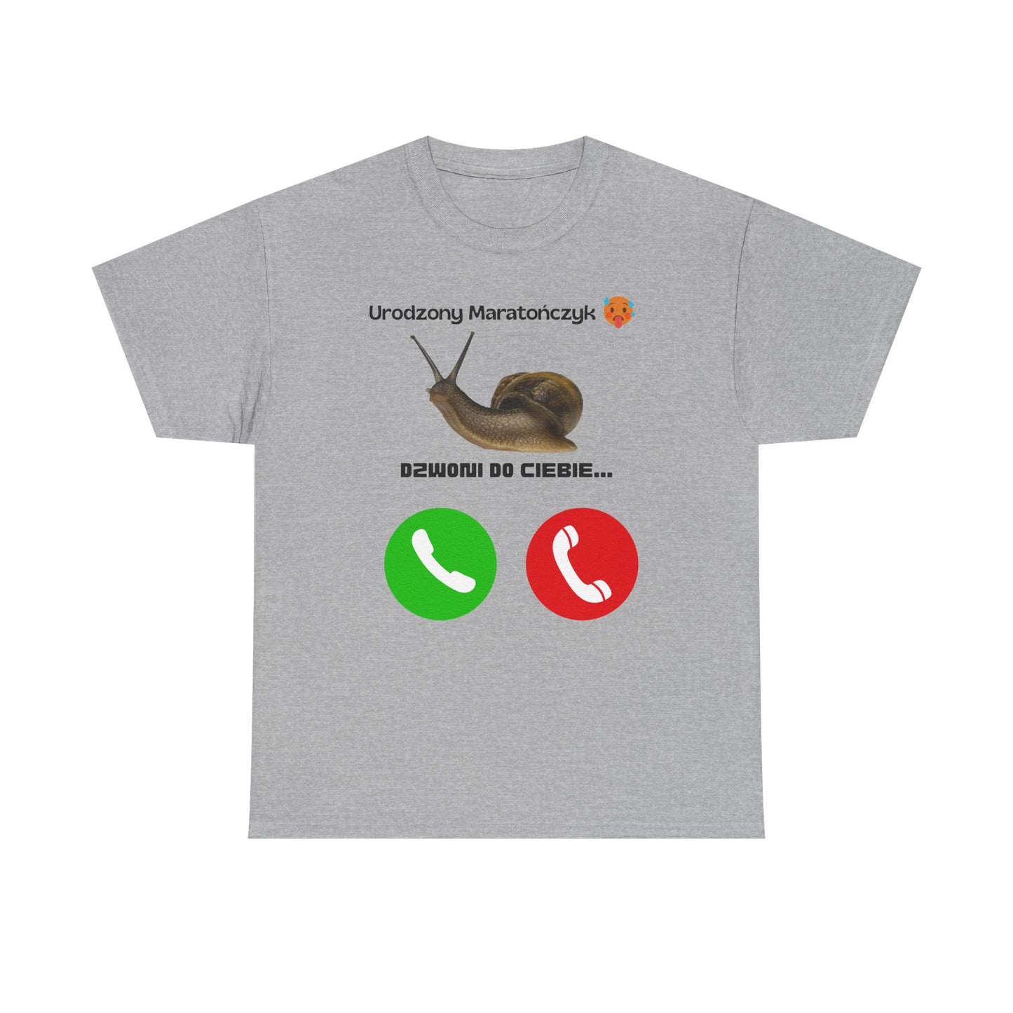 T-shirt unisexe Born Marathon Runner vous appelle...