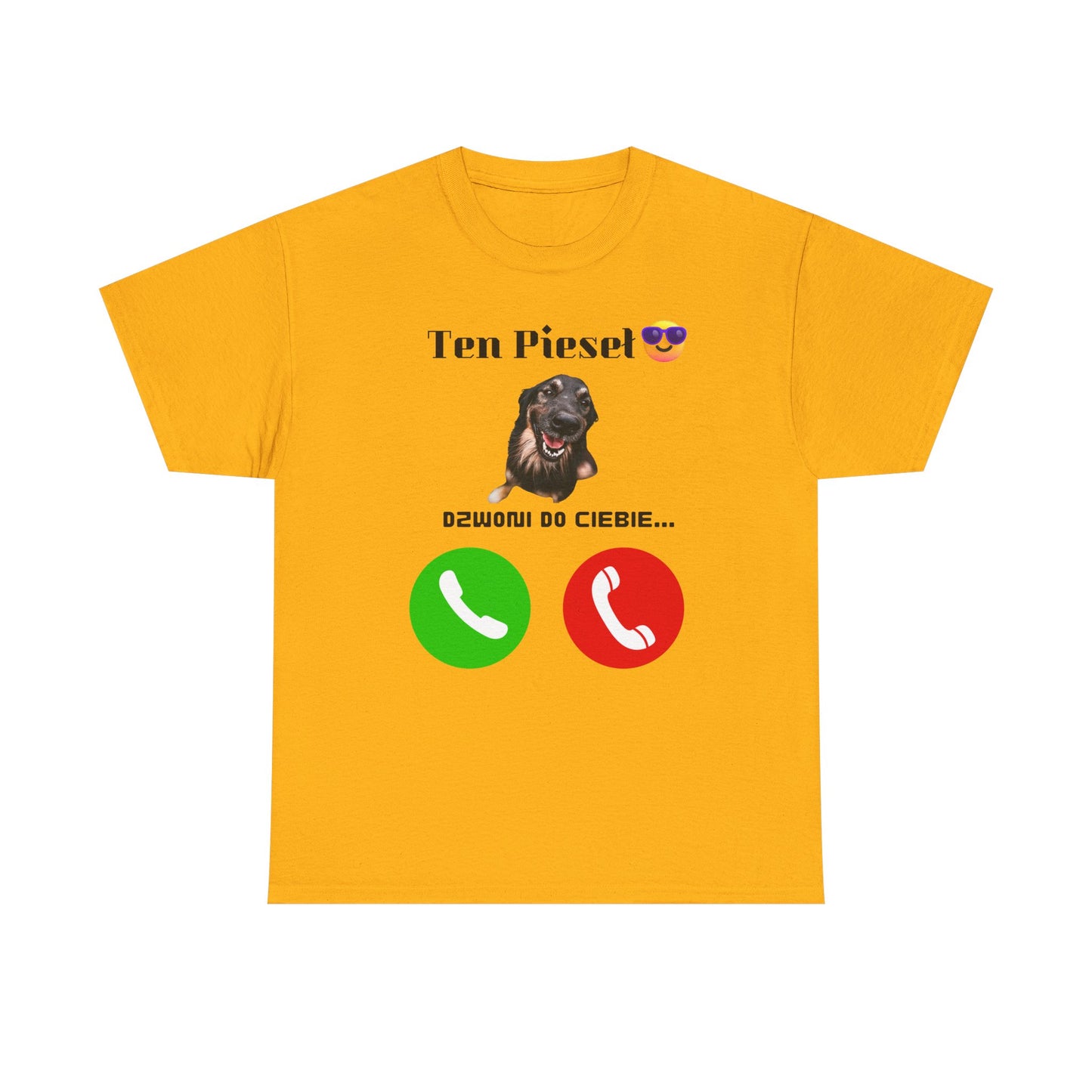 T-shirt unisexe Ce chien vous appelle