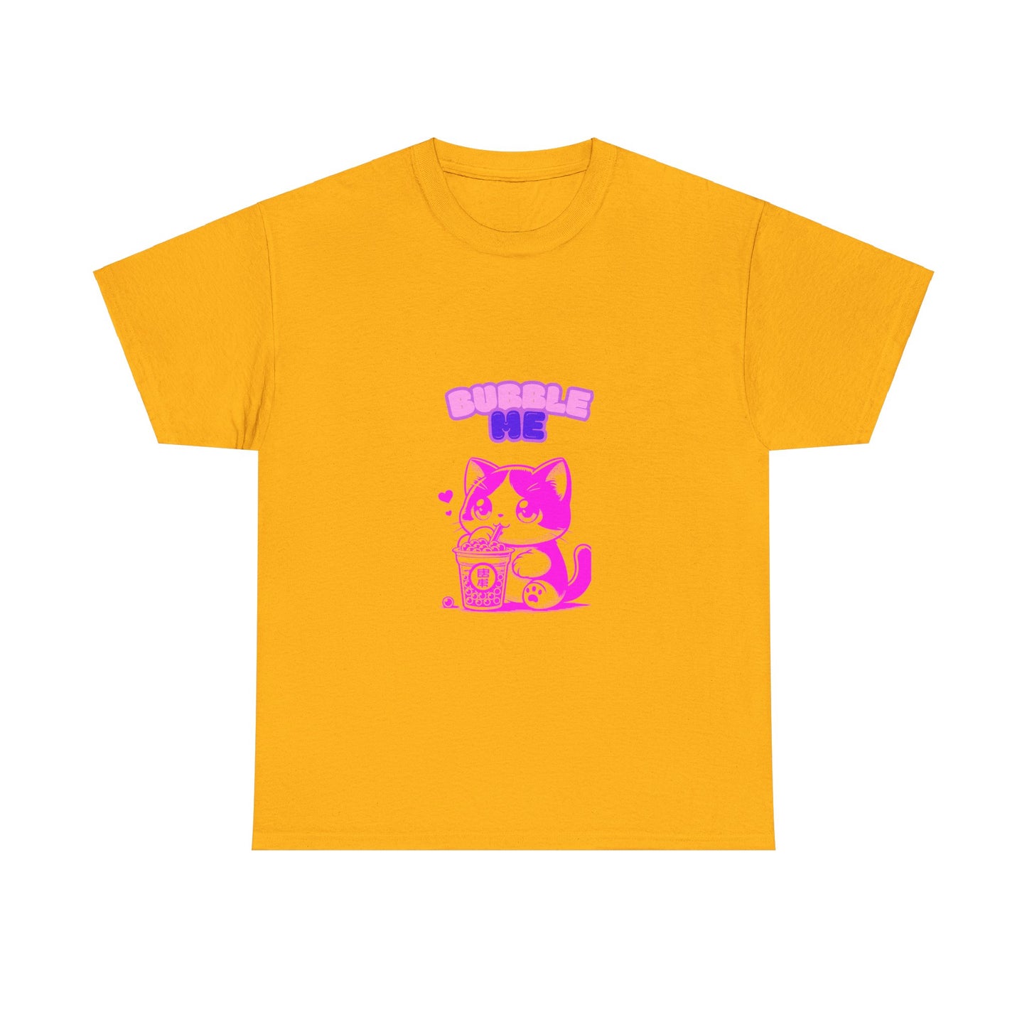 Koszulka z nadrukiem Bubble Cat-OverFash