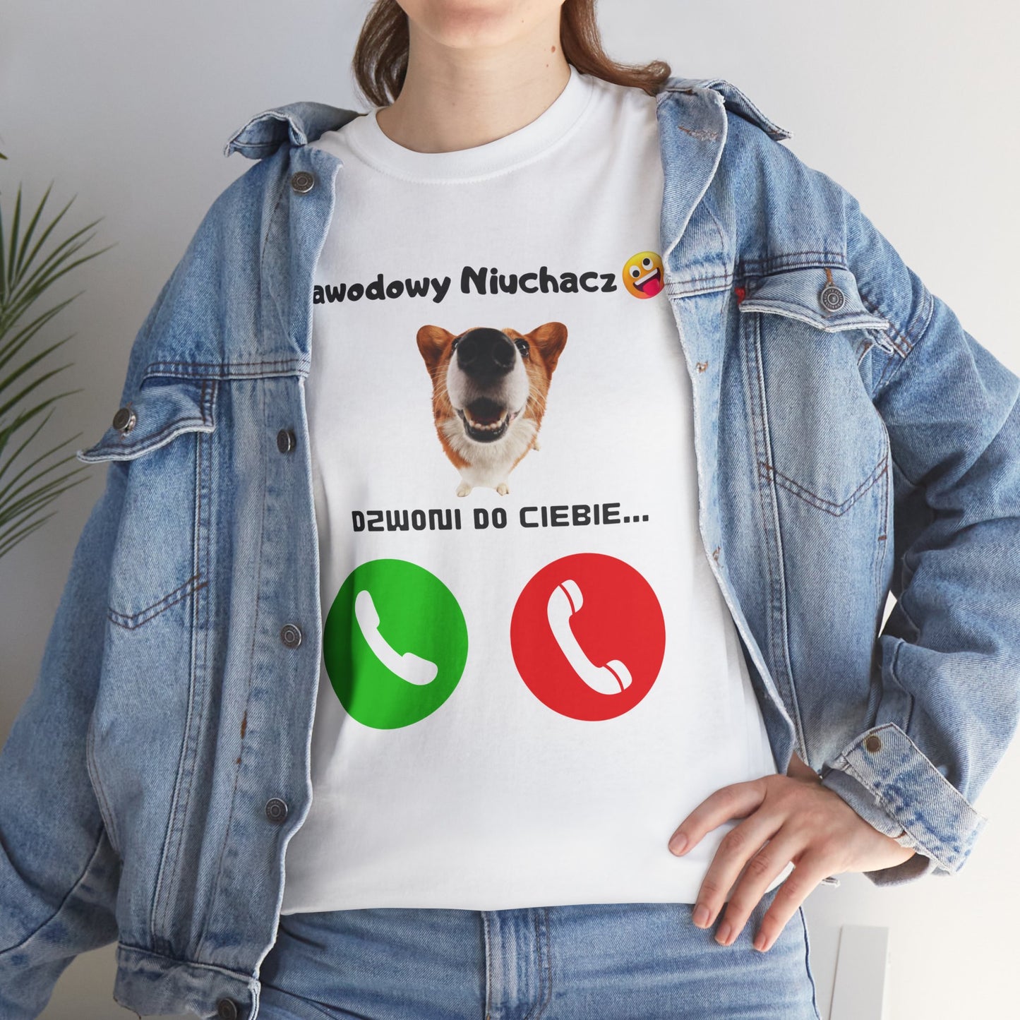 Koszulka unisex Zawodowy Niuchacz dzwoni do Ciebie