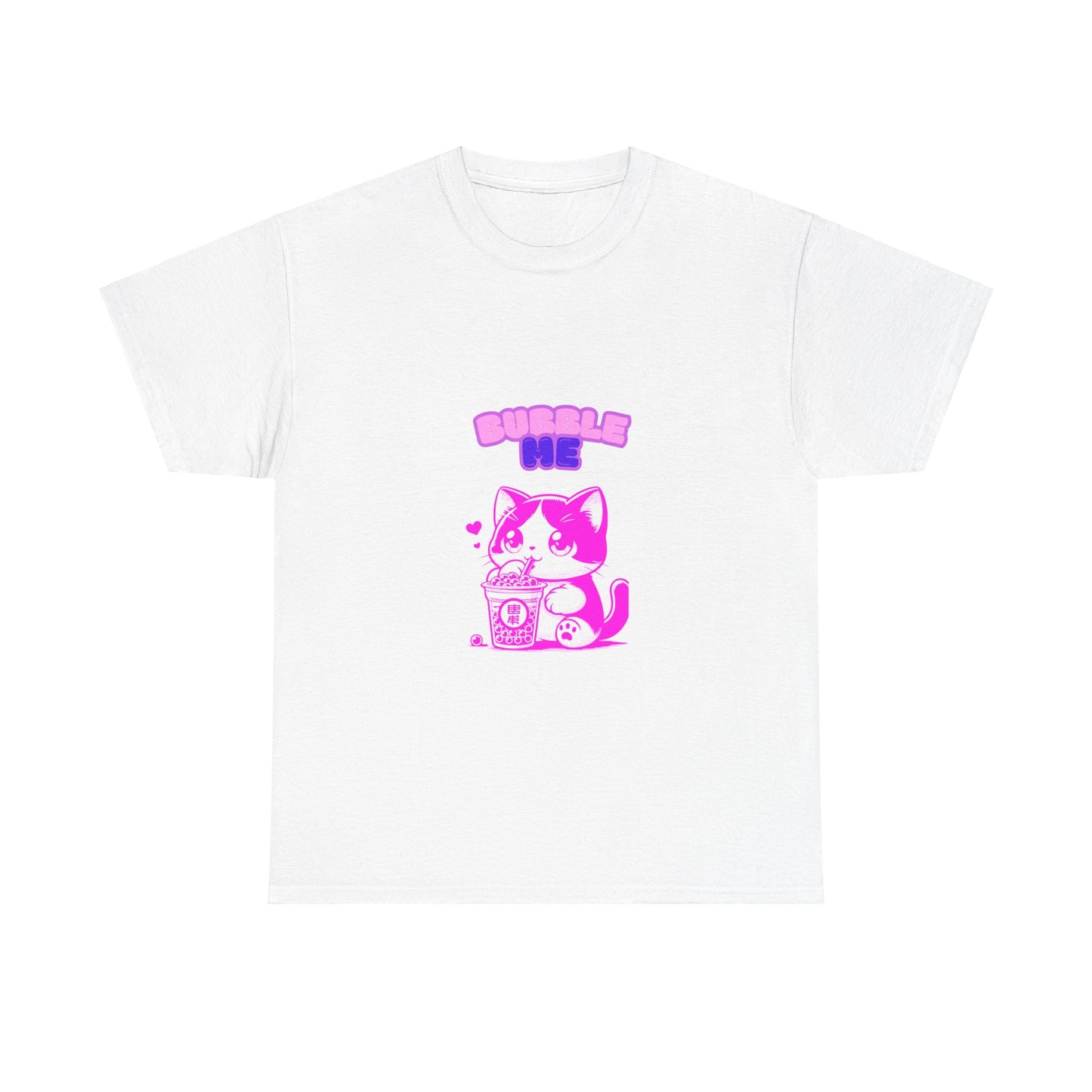 Koszulka z nadrukiem Bubble Cat-OverFash