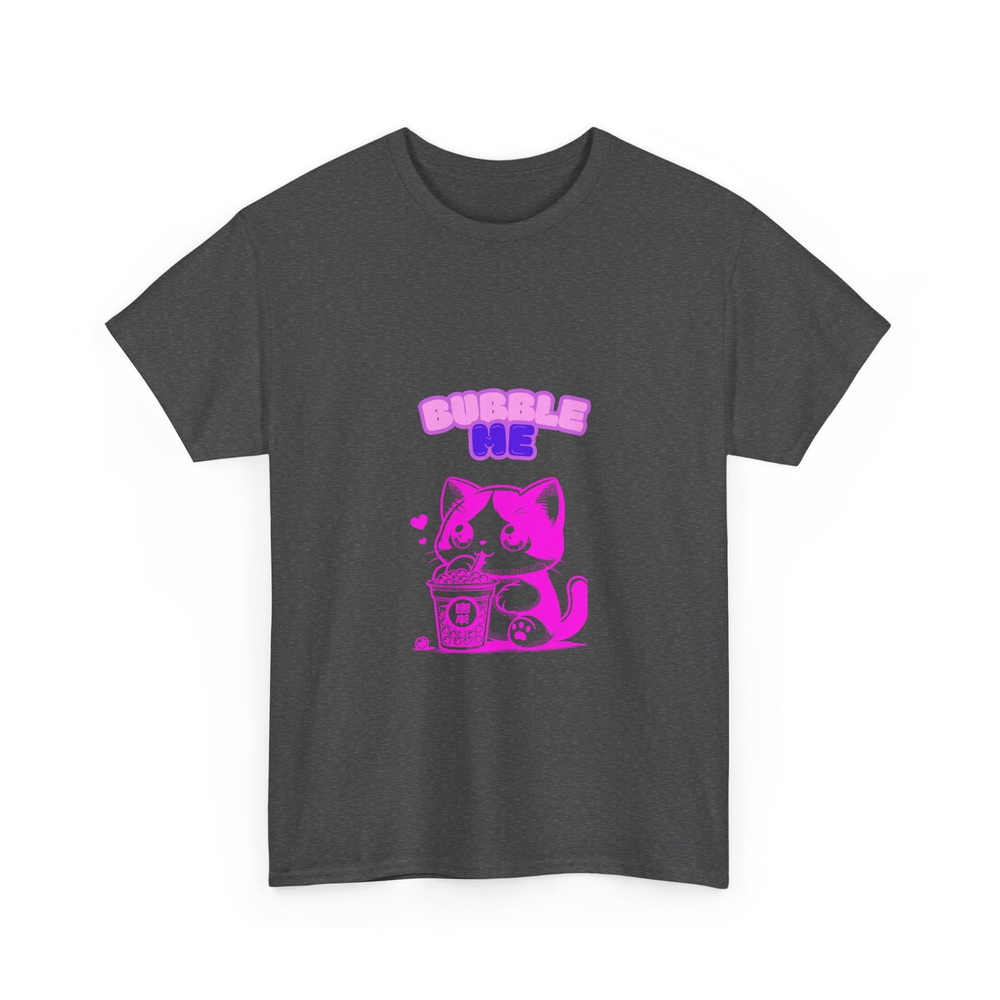 Koszulka z nadrukiem Bubble Cat-OverFash