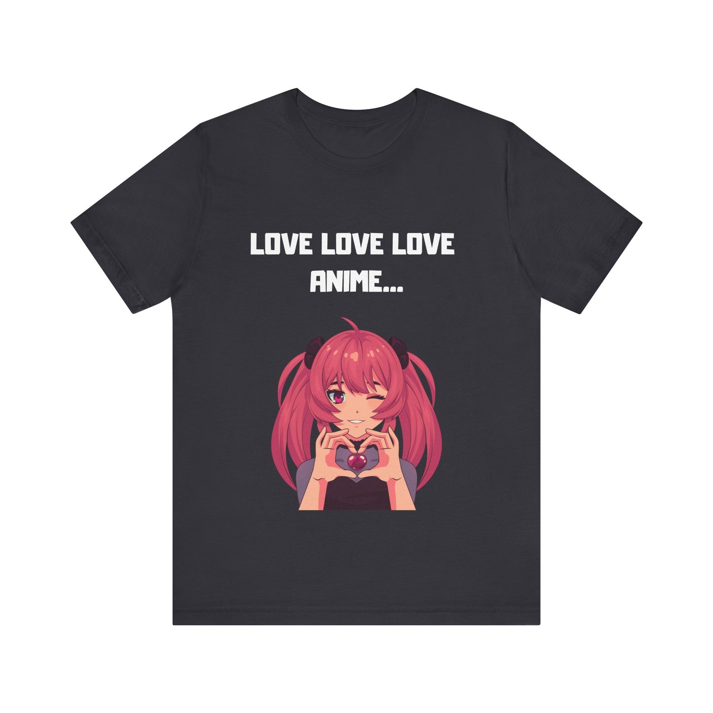Unisex T-Shirt I Love Love Love Anime...- DragonStreet