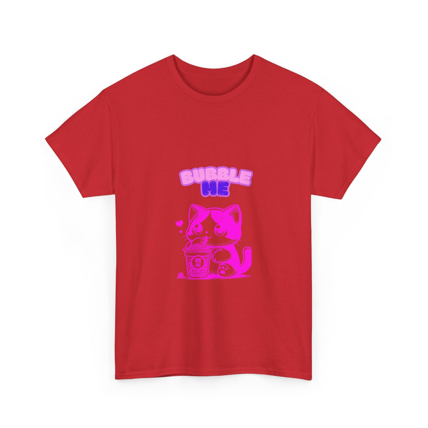Koszulka z nadrukiem Bubble Cat-OverFash