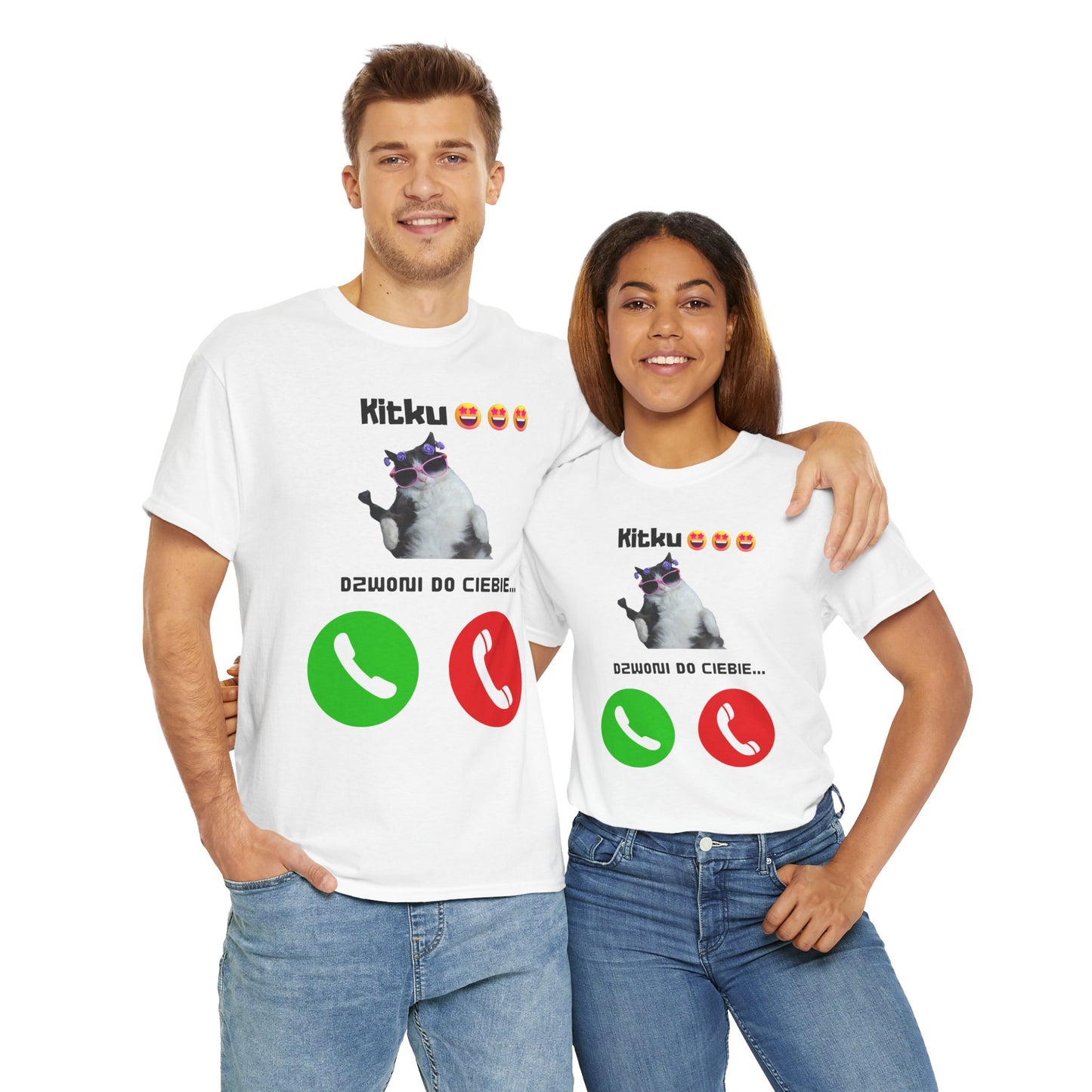 Koszulka Unisex Kitku dzwoni do Ciebie