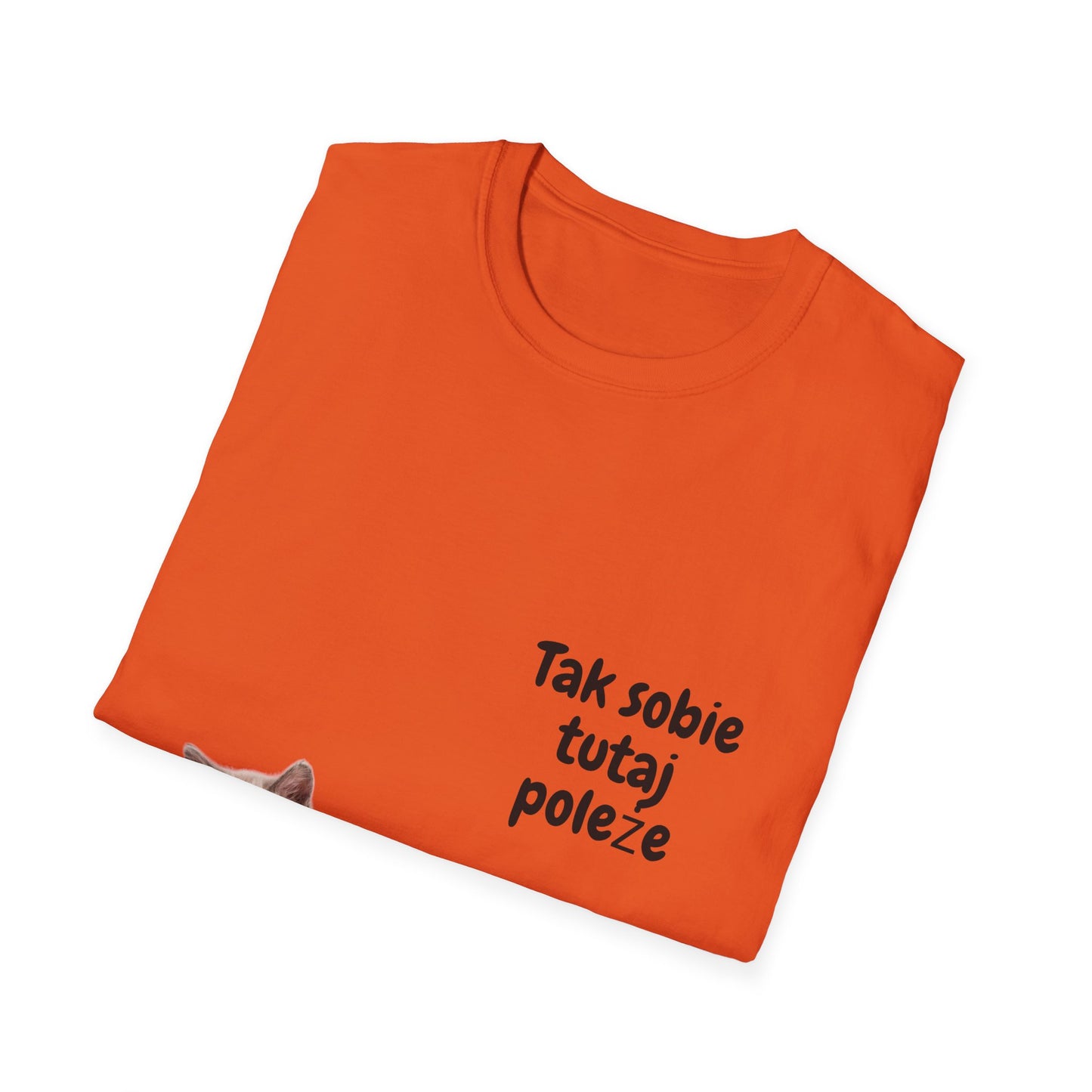 Koszulka Unisex Tak Sobie Tutaj Poleżę-OverFash