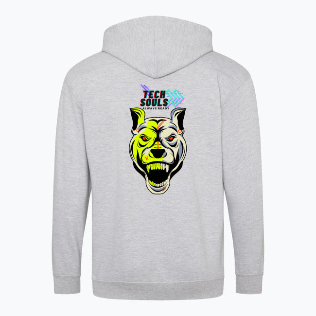 Sweat zippé avec imprimé de TechSouls