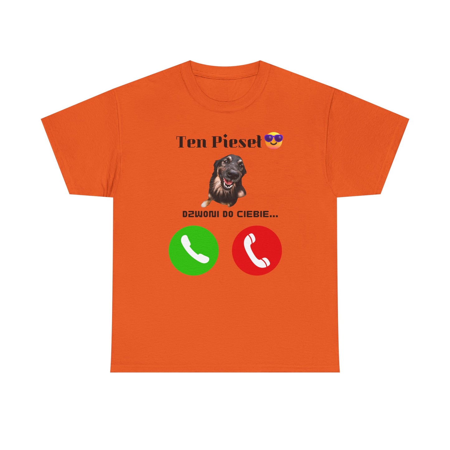 T-shirt unisexe Ce chien vous appelle
