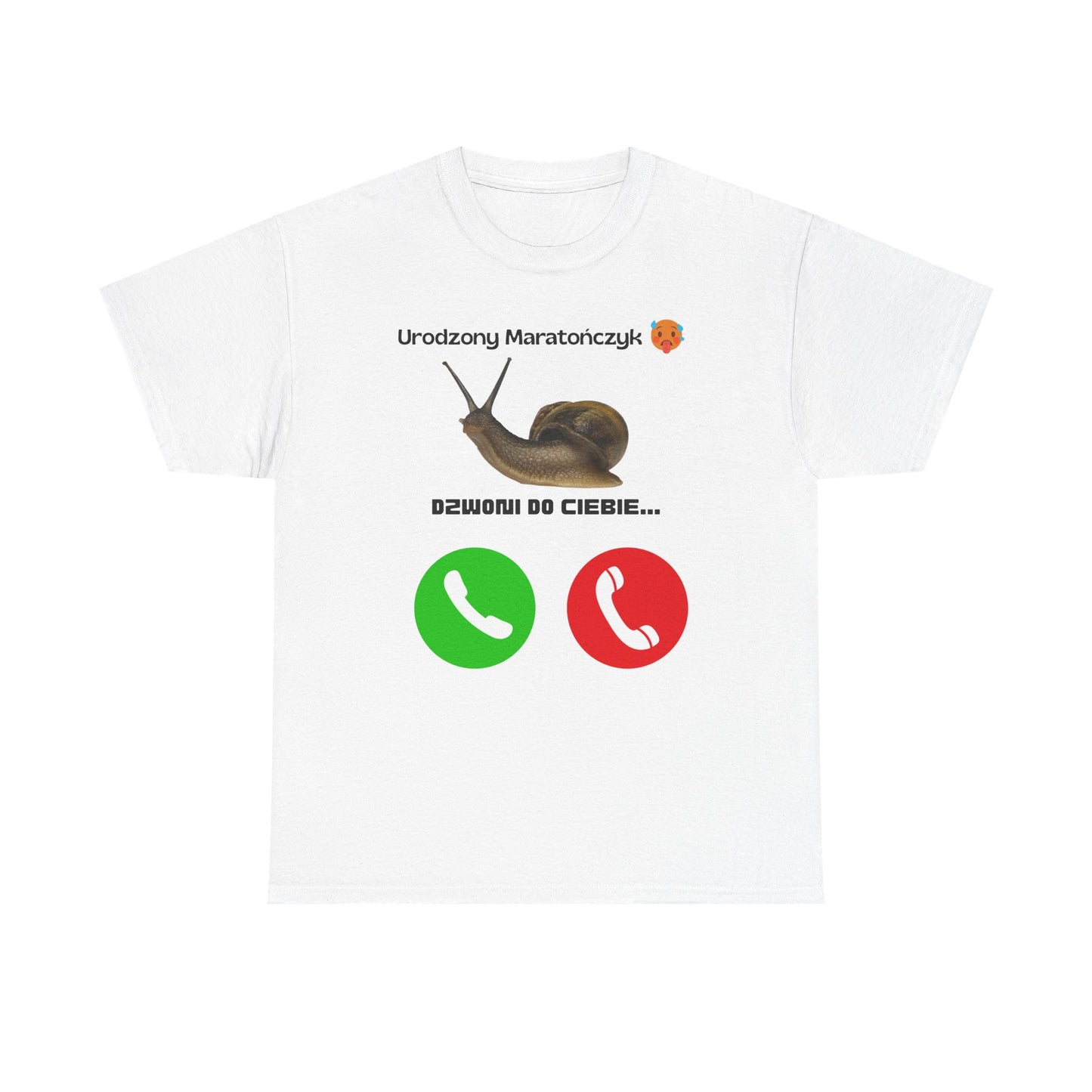 T-shirt unisexe Born Marathon Runner vous appelle...
