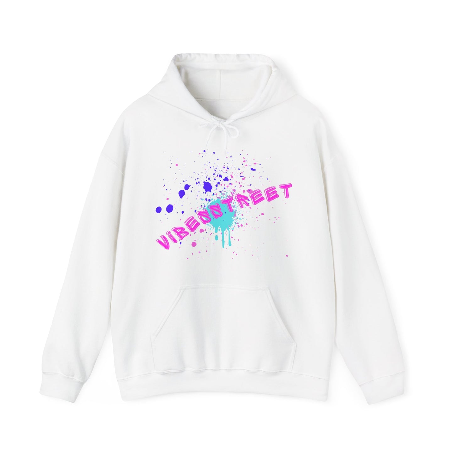 Sweat à capuche unisexe VibesStreet Spray Rose-VibesStreet