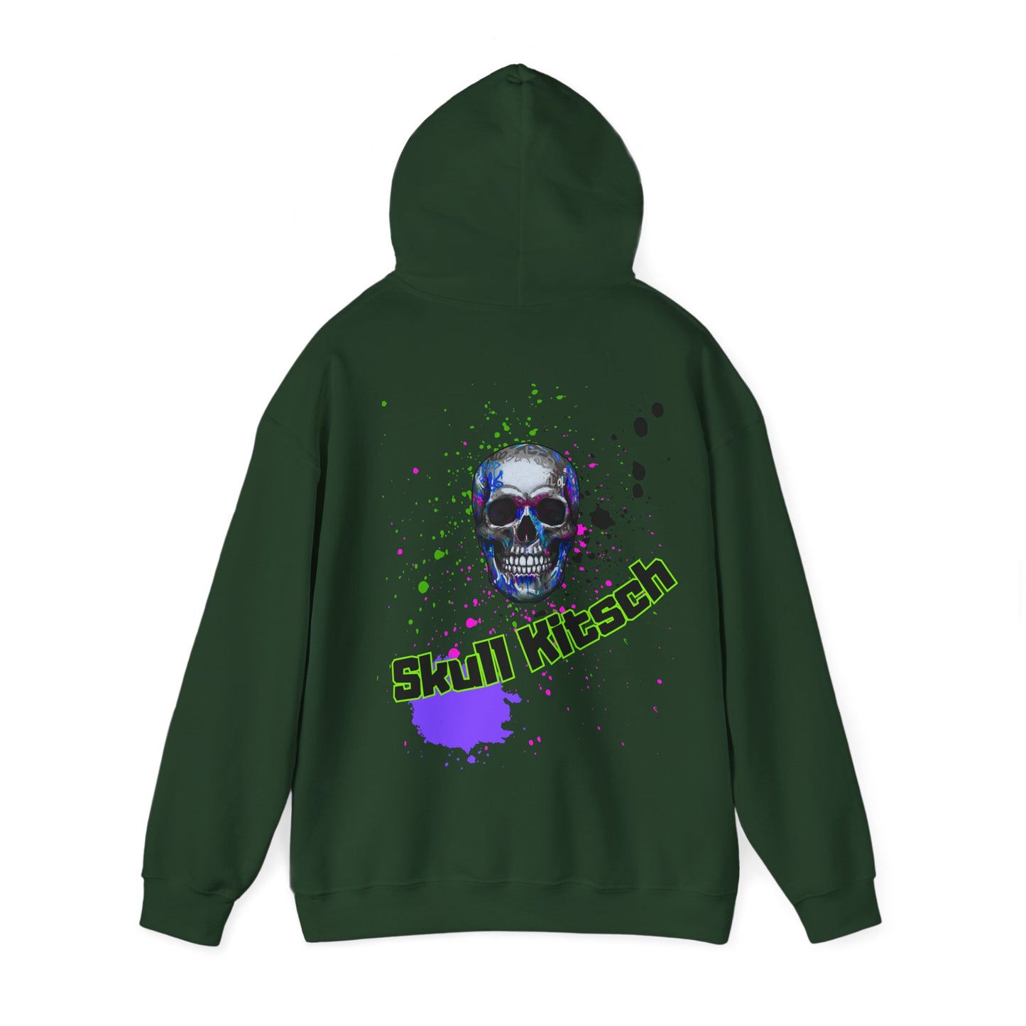 Sweat à capuche unisexe Skull Kitsch Dark-VibesStreet