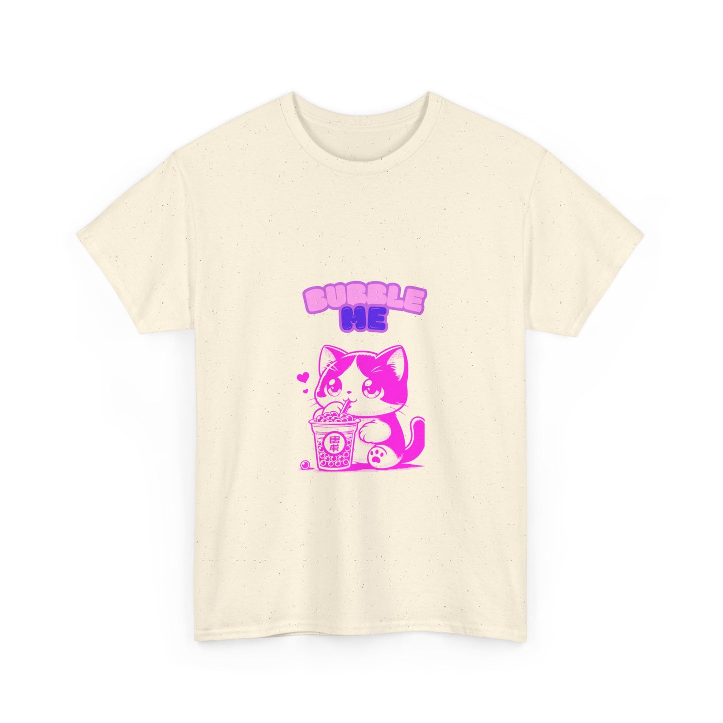 Koszulka z nadrukiem Bubble Cat-OverFash