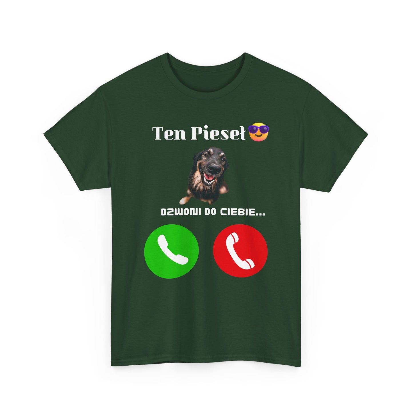 T-shirt unisexe Ce chien vous appelle