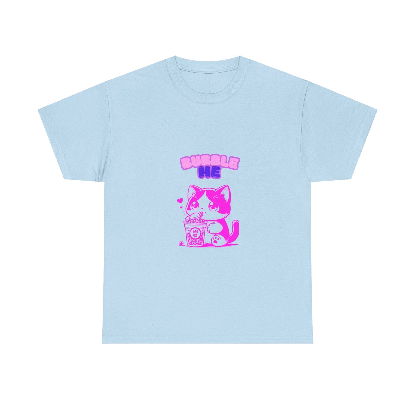 Koszulka z nadrukiem Bubble Cat-OverFash