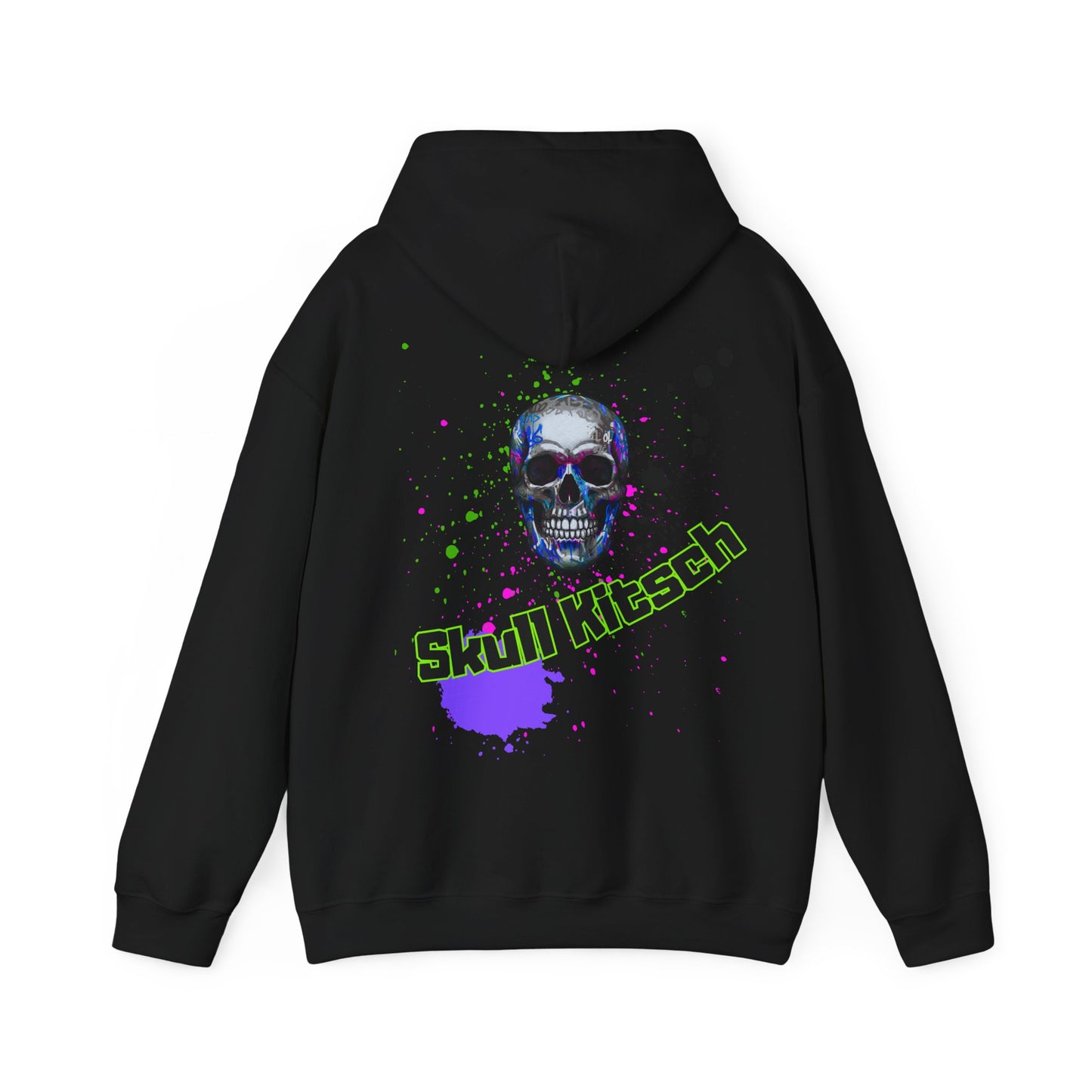 Sweat à capuche unisexe Skull Kitsch Dark-VibesStreet