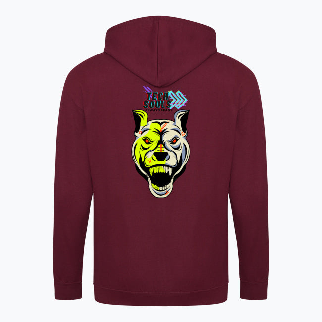 Sweat zippé avec imprimé de TechSouls