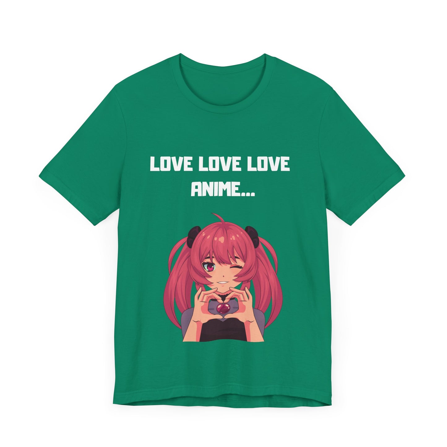 Unisex T-Shirt I Love Love Love Anime...- DragonStreet