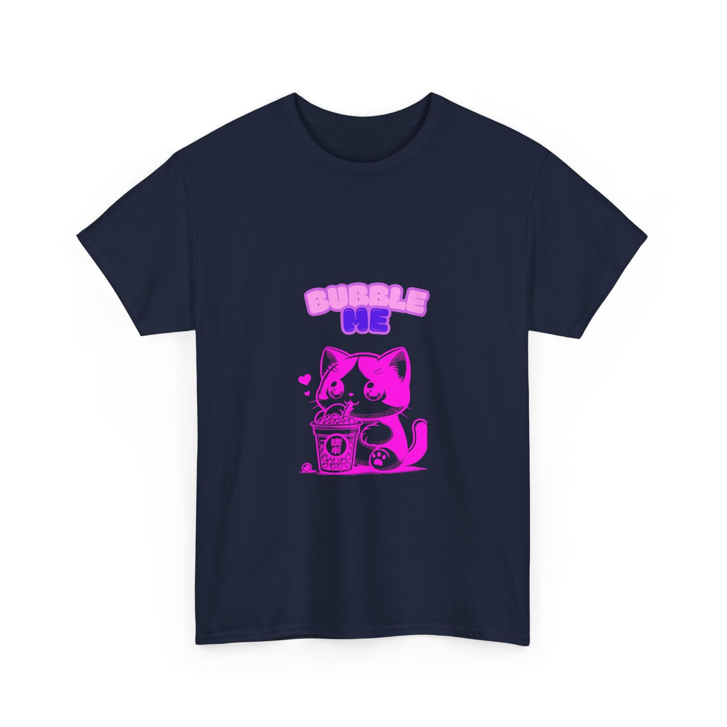 Koszulka z nadrukiem Bubble Cat-OverFash