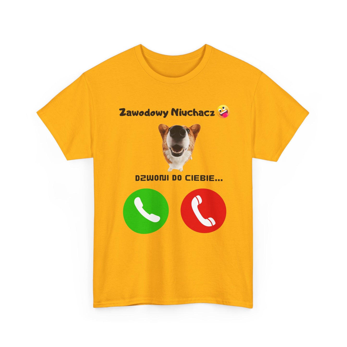 Koszulka unisex Zawodowy Niuchacz dzwoni do Ciebie