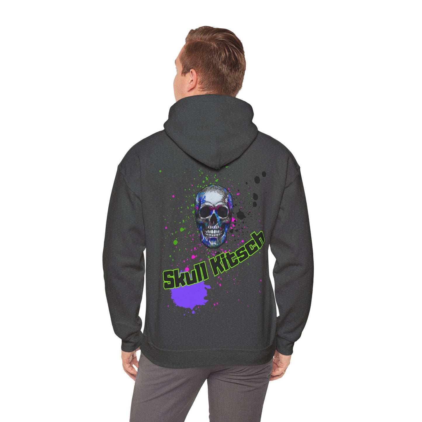 Sweat à capuche unisexe Skull Kitsch Dark-VibesStreet