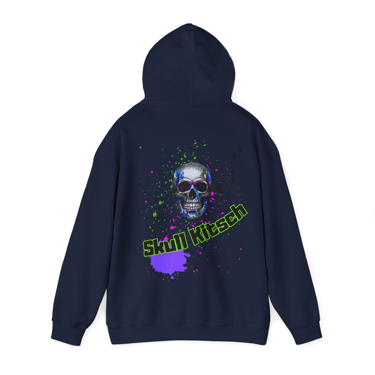 Sweat à capuche unisexe Skull Kitsch Dark-VibesStreet