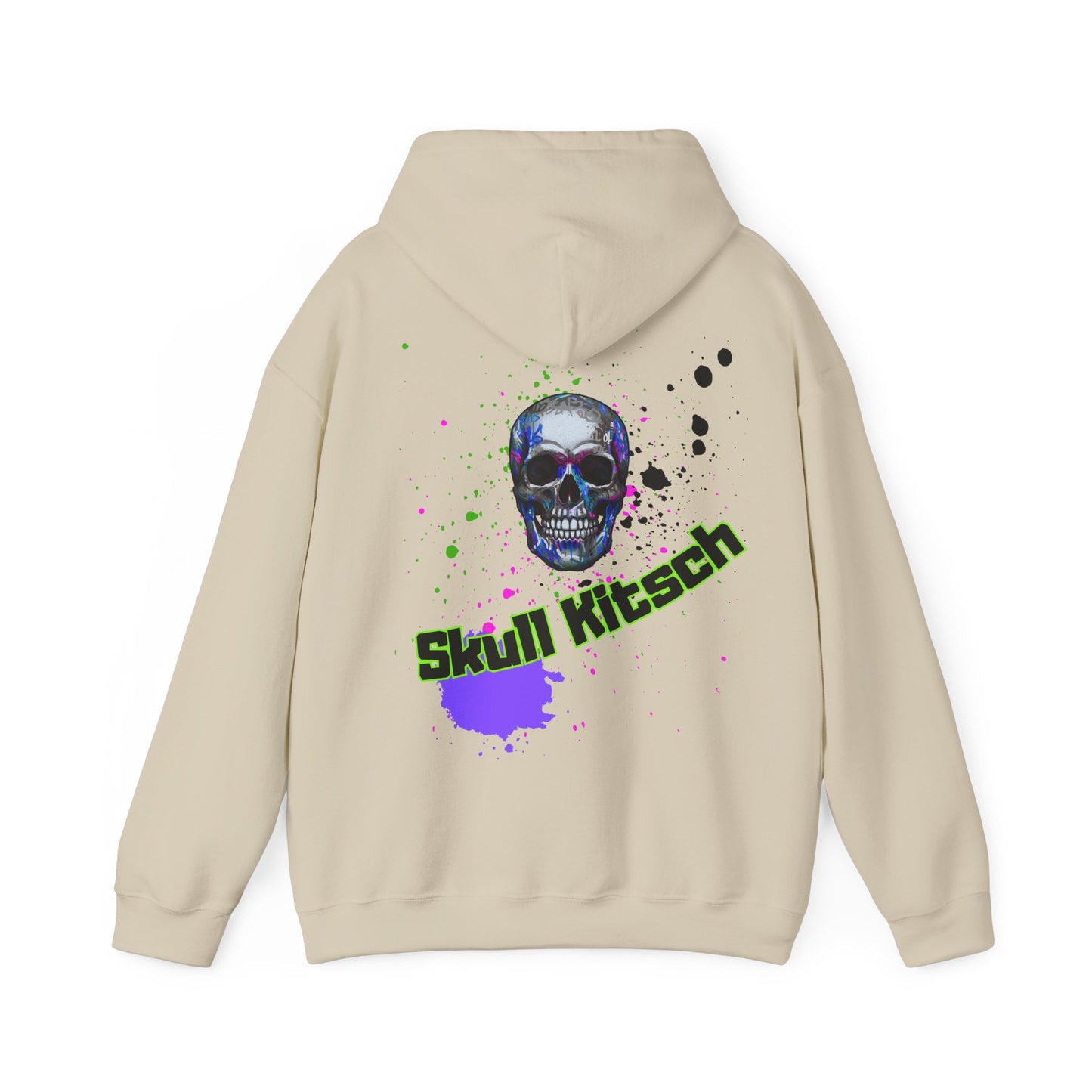 Sweat à capuche unisexe Skull Kitsch Dark-VibesStreet