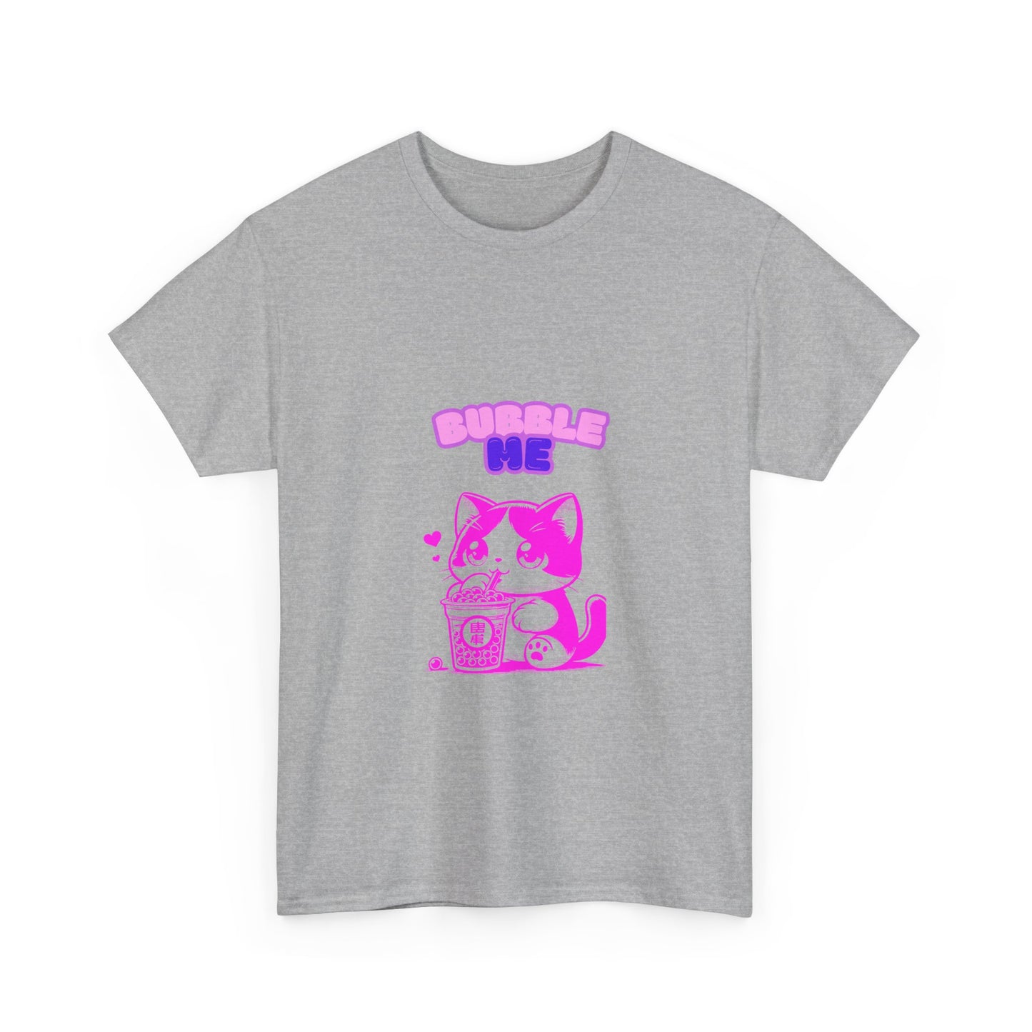 Koszulka z nadrukiem Bubble Cat-OverFash