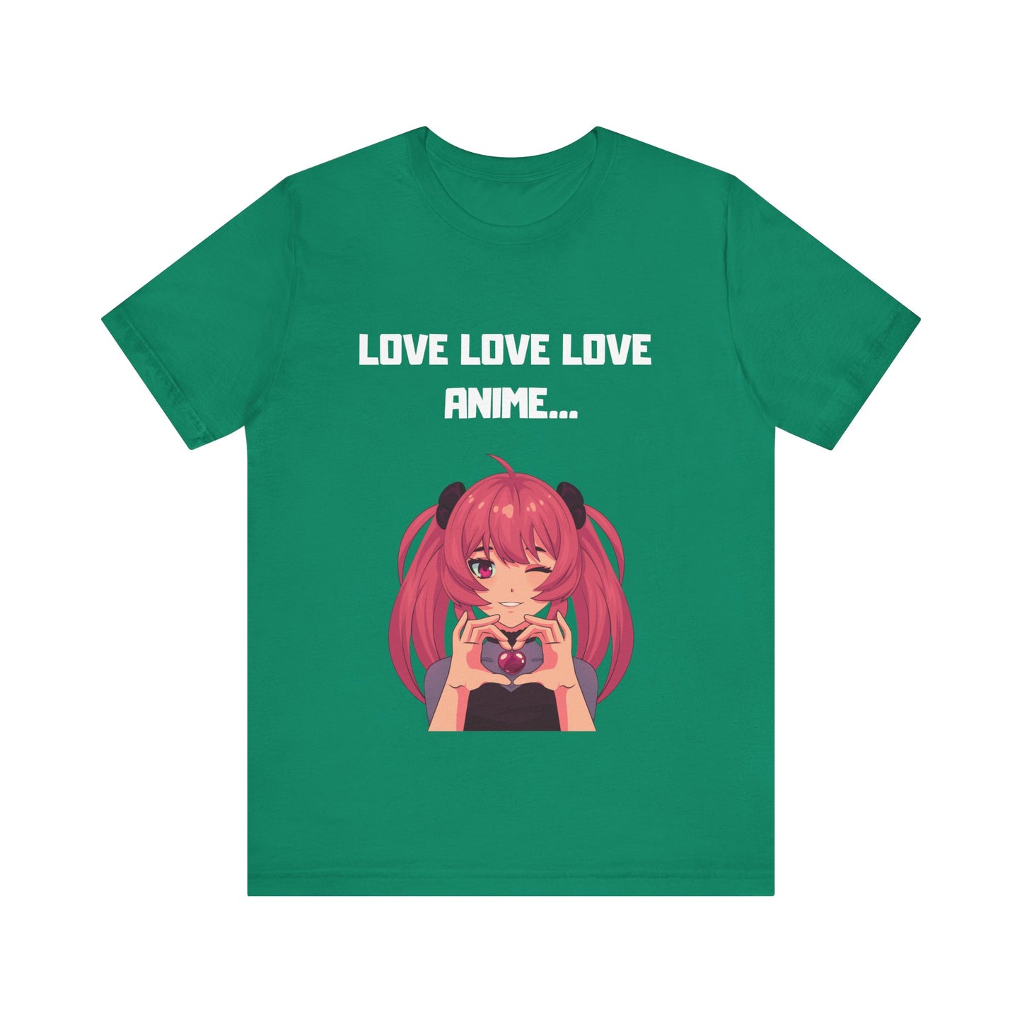 Unisex T-Shirt I Love Love Love Anime...- DragonStreet