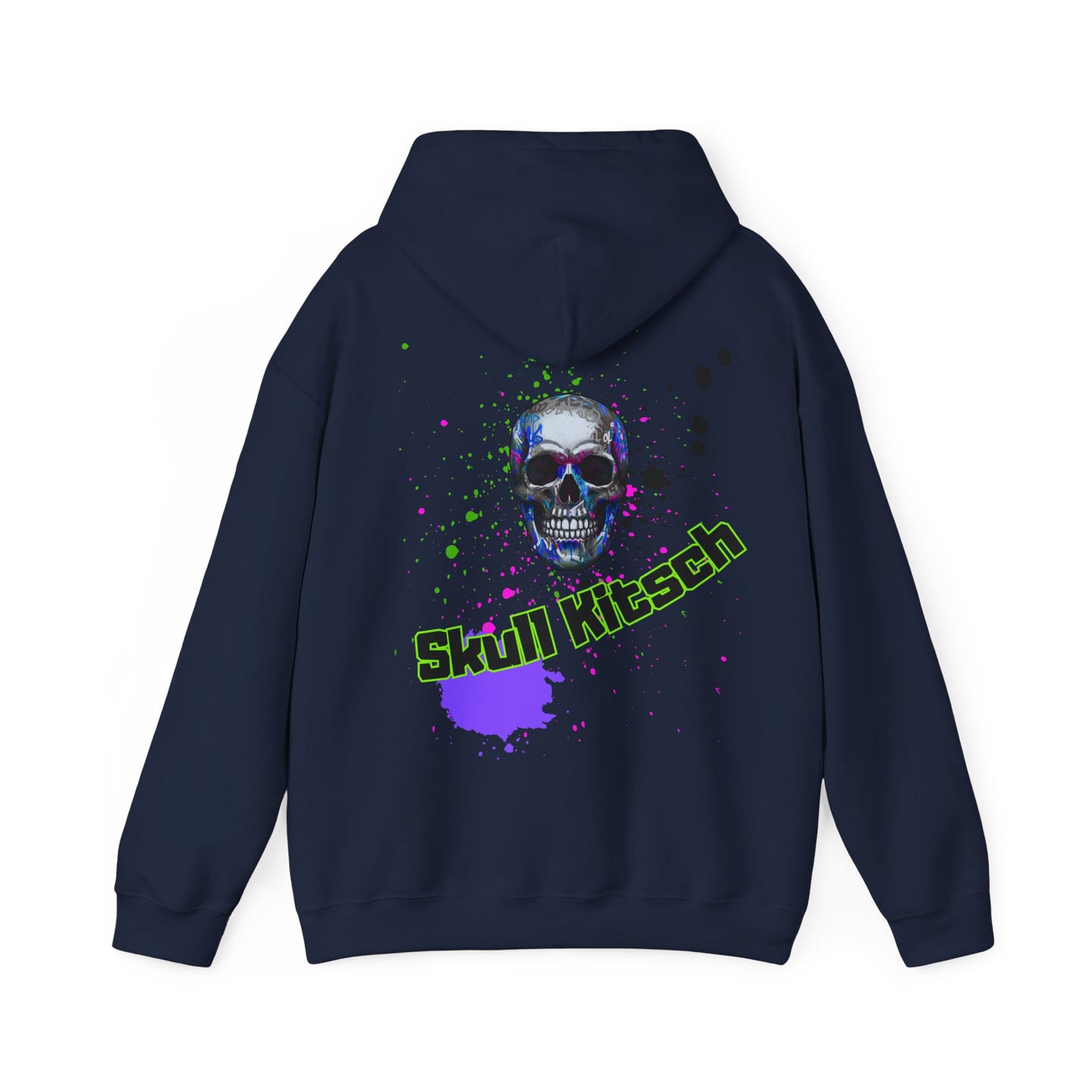 Sweat à capuche unisexe Skull Kitsch Dark-VibesStreet
