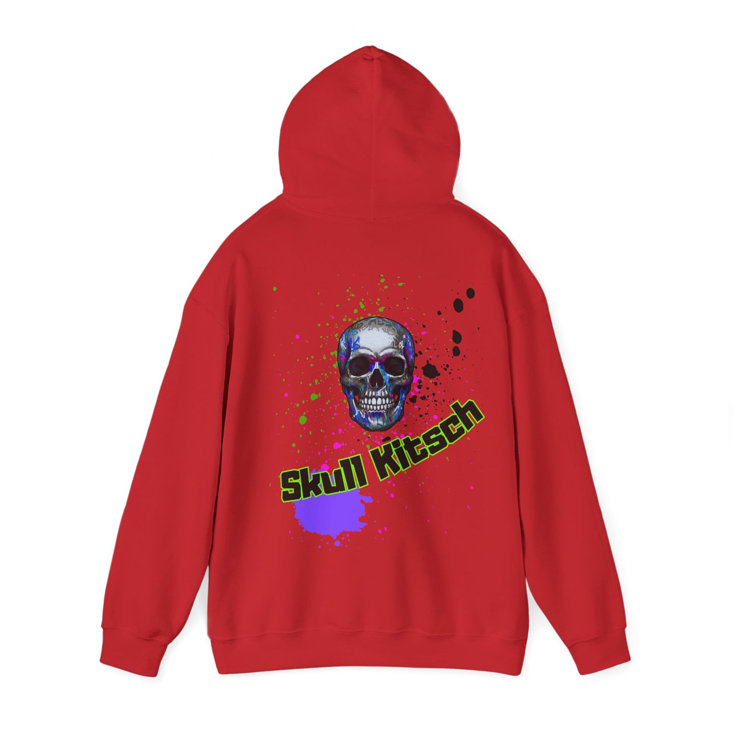 Sweat à capuche unisexe Skull Kitsch Dark-VibesStreet