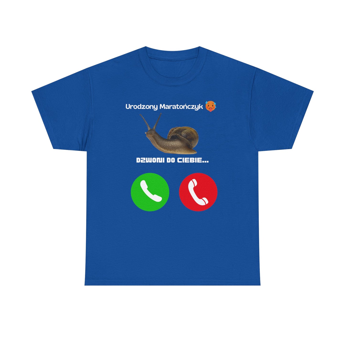 T-shirt unisexe Born Marathon Runner vous appelle...