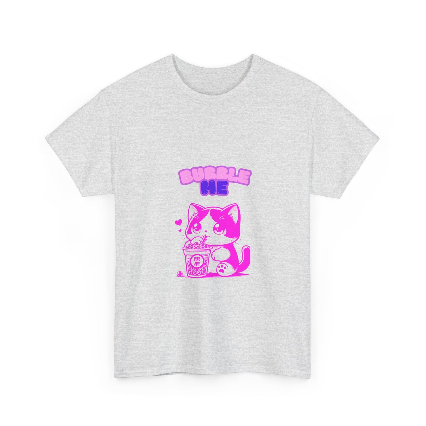 Koszulka z nadrukiem Bubble Cat-OverFash