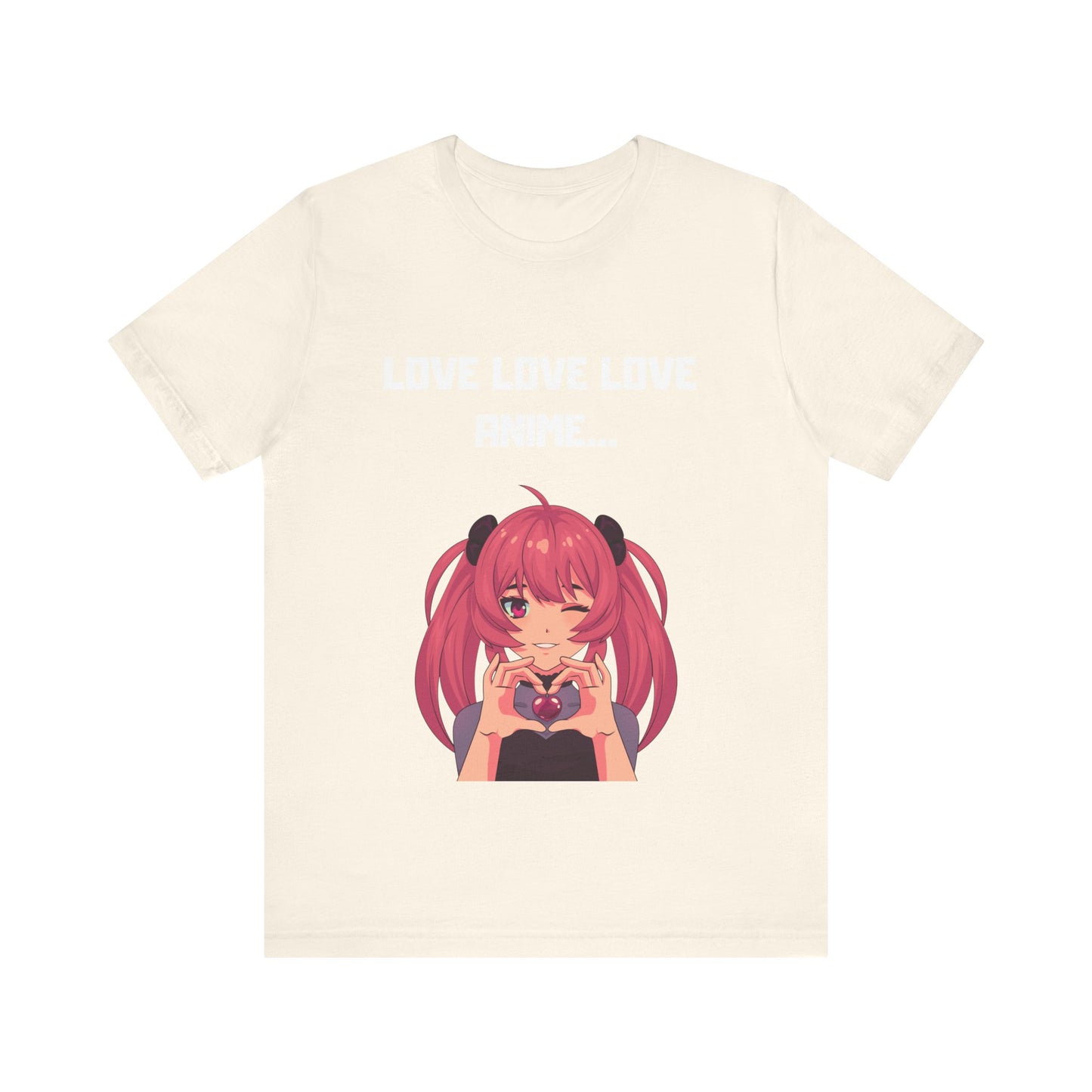 Unisex T-Shirt I Love Love Love Anime...- DragonStreet