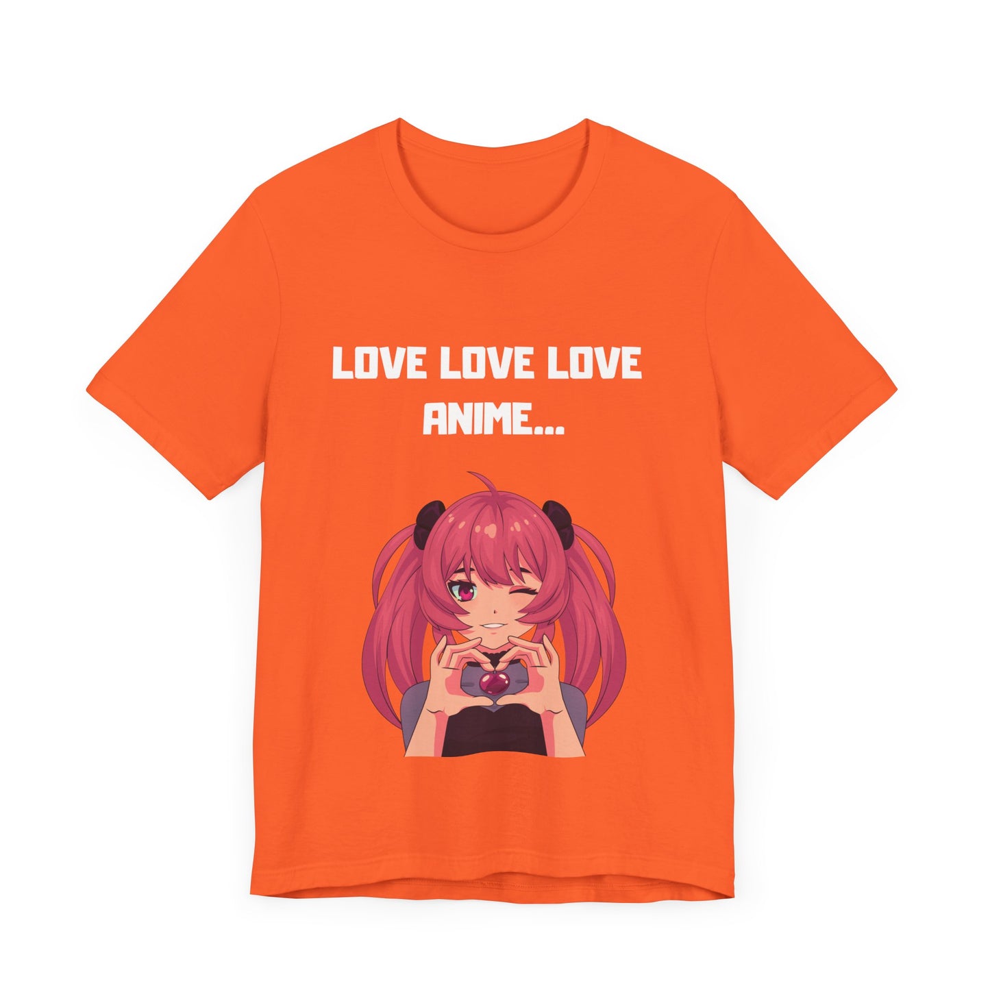 Unisex T-Shirt I Love Love Love Anime...- DragonStreet