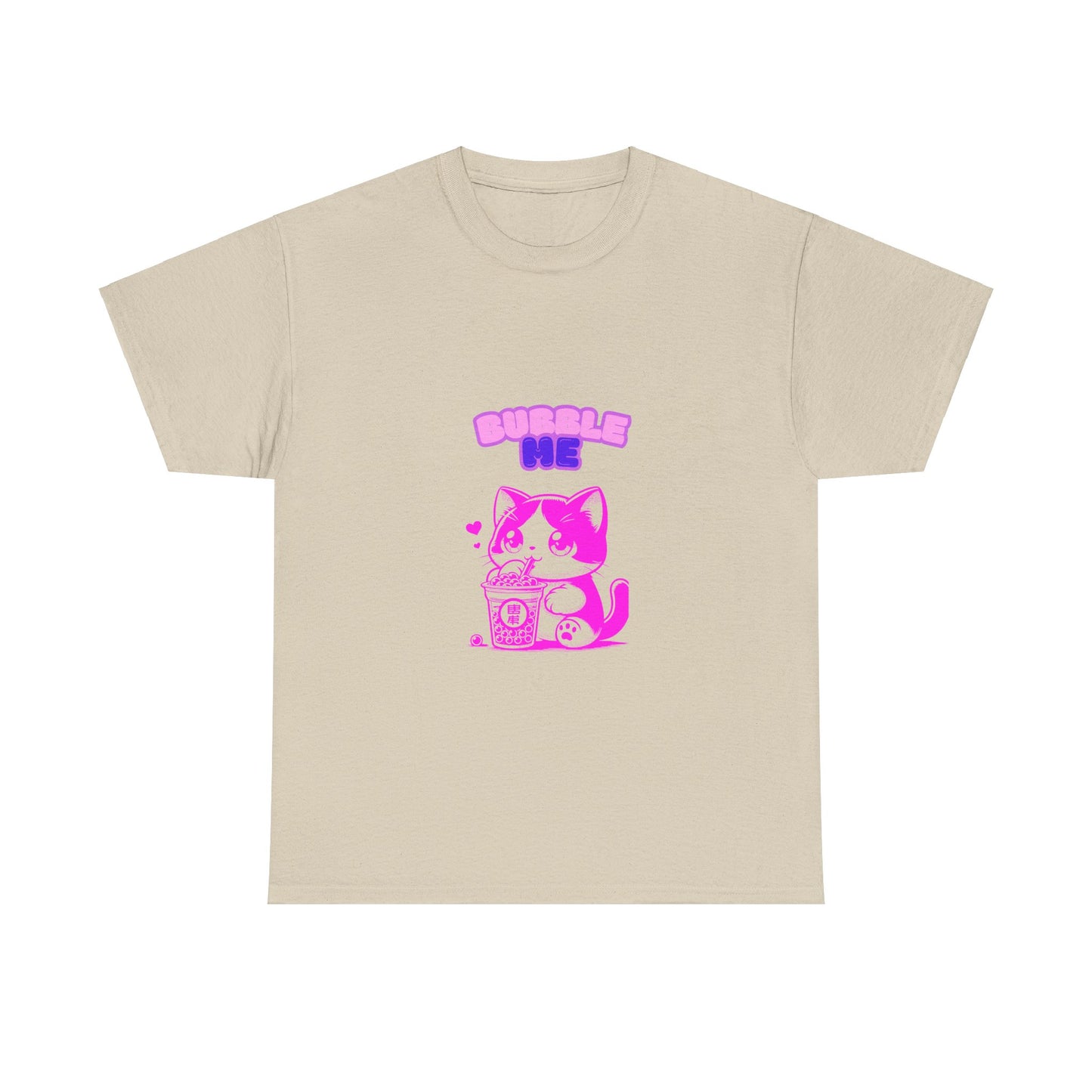 Koszulka z nadrukiem Bubble Cat-OverFash