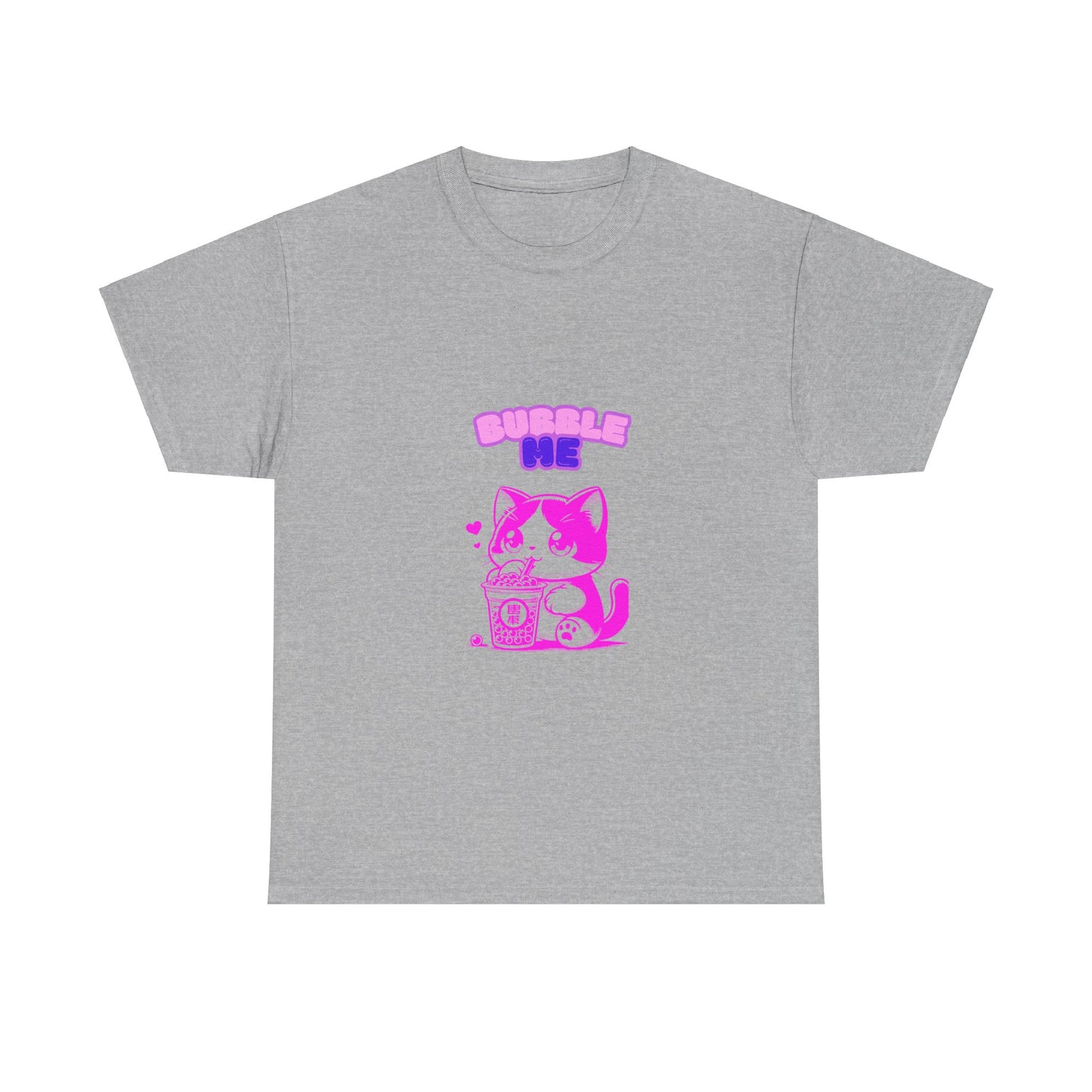 Koszulka z nadrukiem Bubble Cat-OverFash