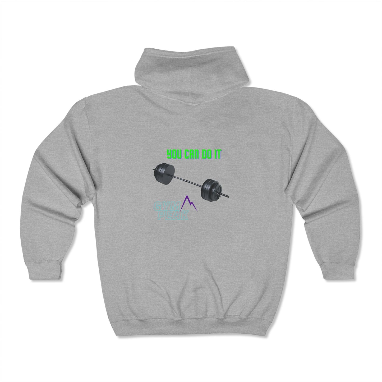 Sweat de sport unisexe zippé - GymPeak