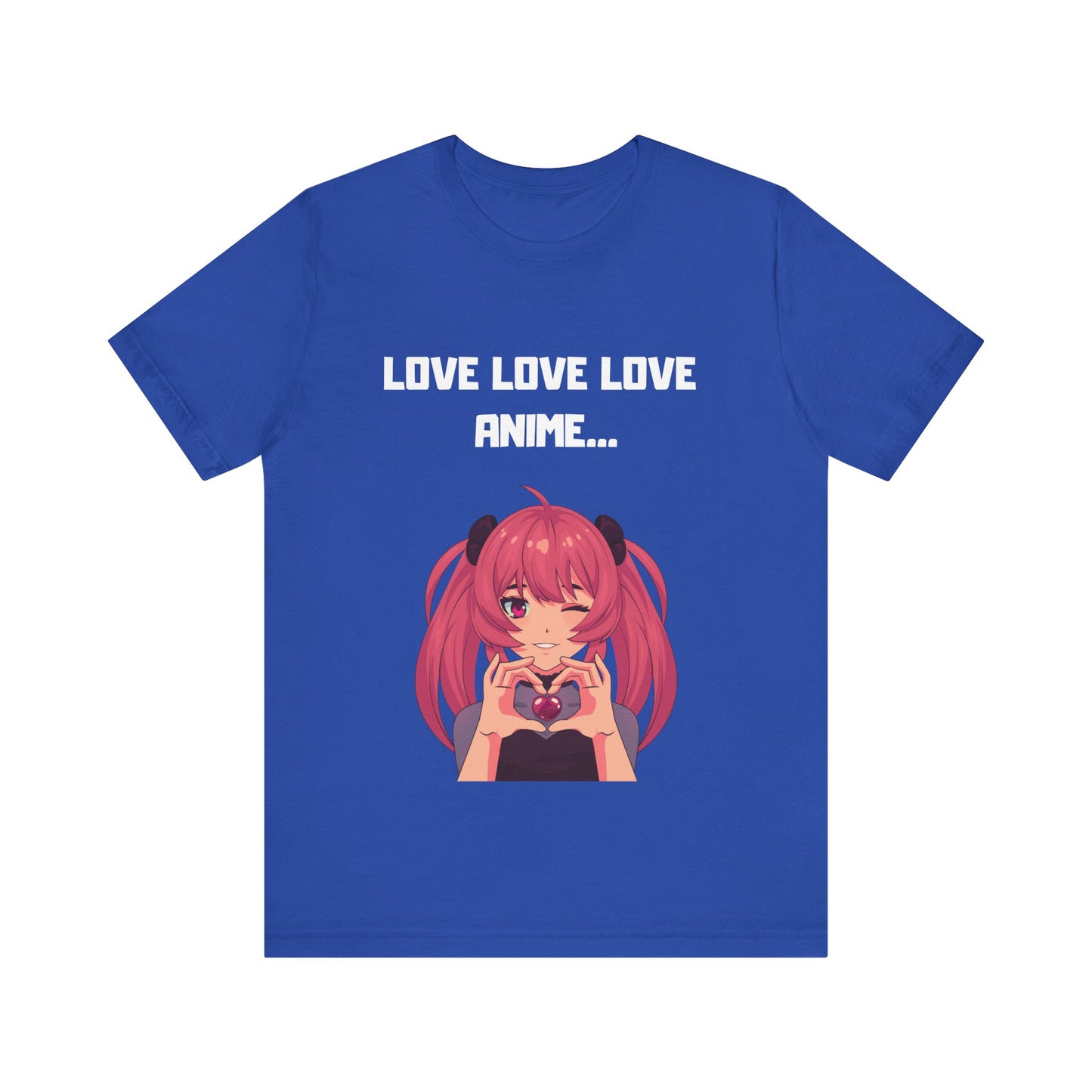 Unisex T-Shirt I Love Love Love Anime...- DragonStreet