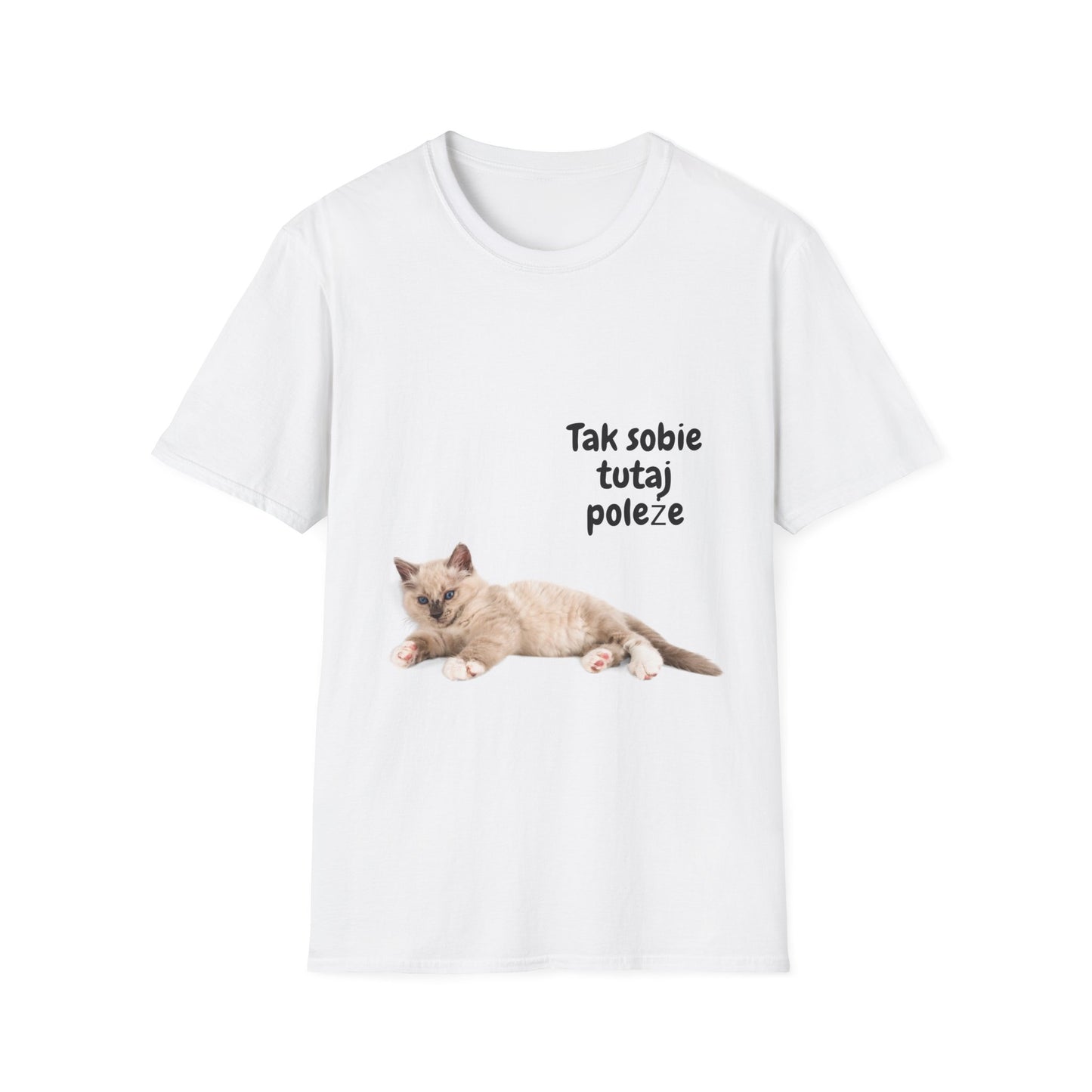 Koszulka Unisex Tak Sobie Tutaj Poleżę-OverFash