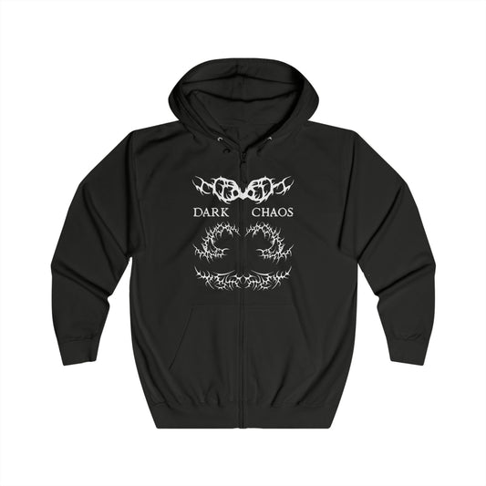 Bluza Unisex Hoodie Zip Dark Y2K Angel- ShadowOut X Biling_Star